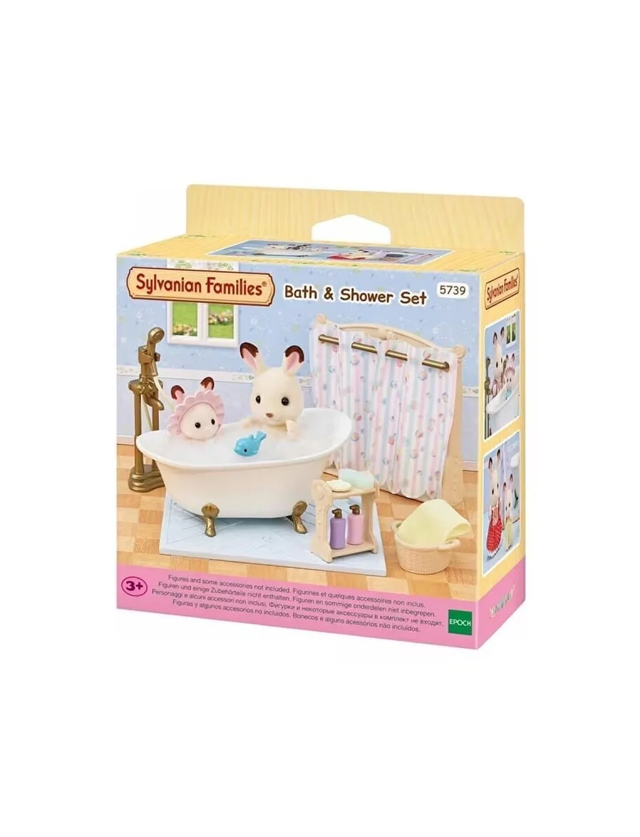 5739 Sylvanian Families Banyo ve Duş Seti (figürler dahil değildir) +3 yaş