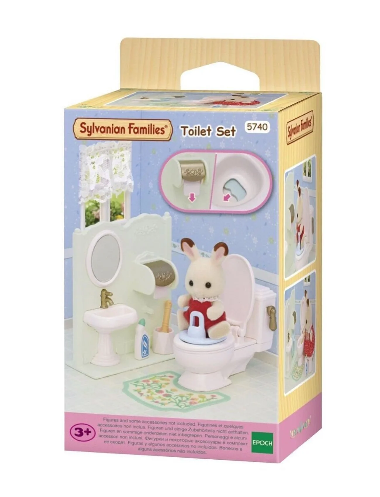 5740 Sylvanian Families Tuvalet Seti (figürler dahil değildir) +3 yaş