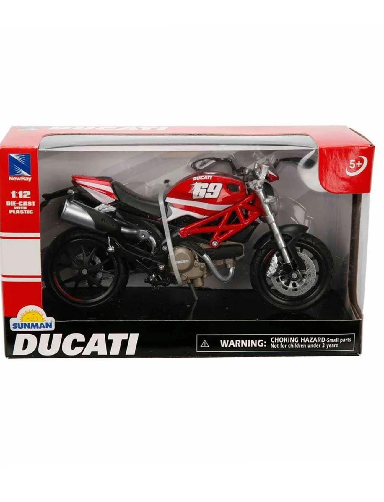 57523 SUN-NRY- 1 12 MTR DUCATI MANSTER 796 N 69 KRMZ