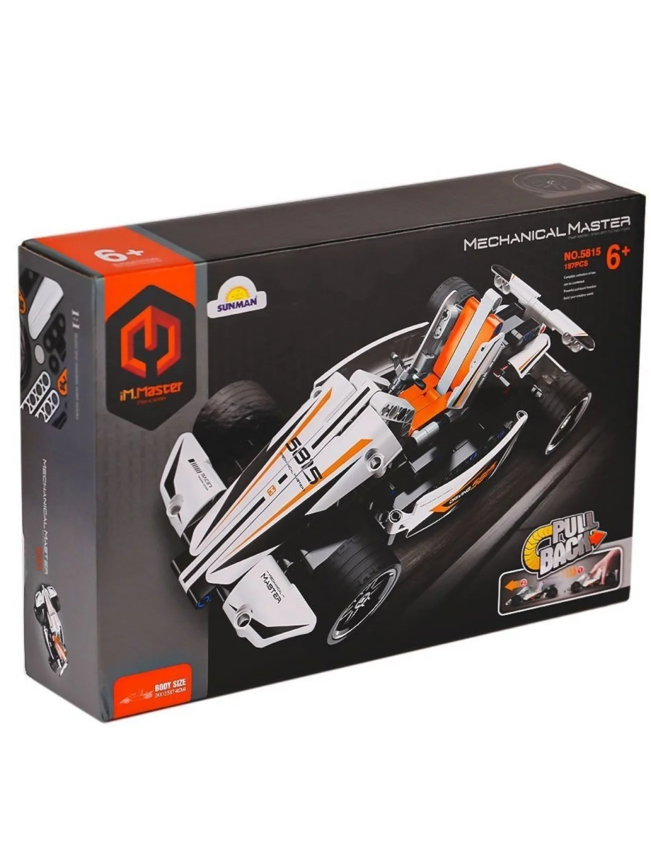 5815 IMM Yarış Aracı Blok Seti Beyaz 187 Parça