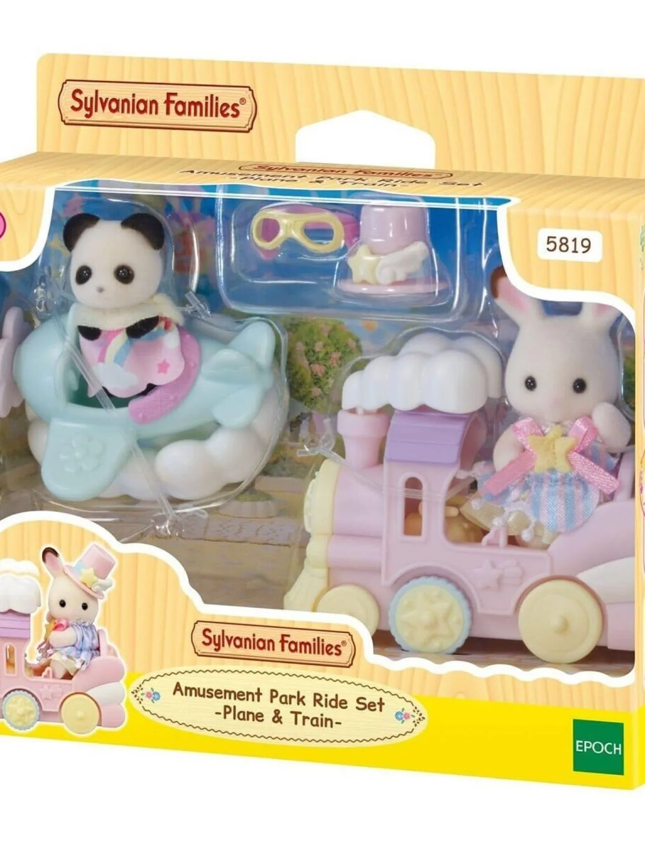 5819 Sylvanian Families Lunapark Oyun Seti Uçak ve Tren +3 yaş