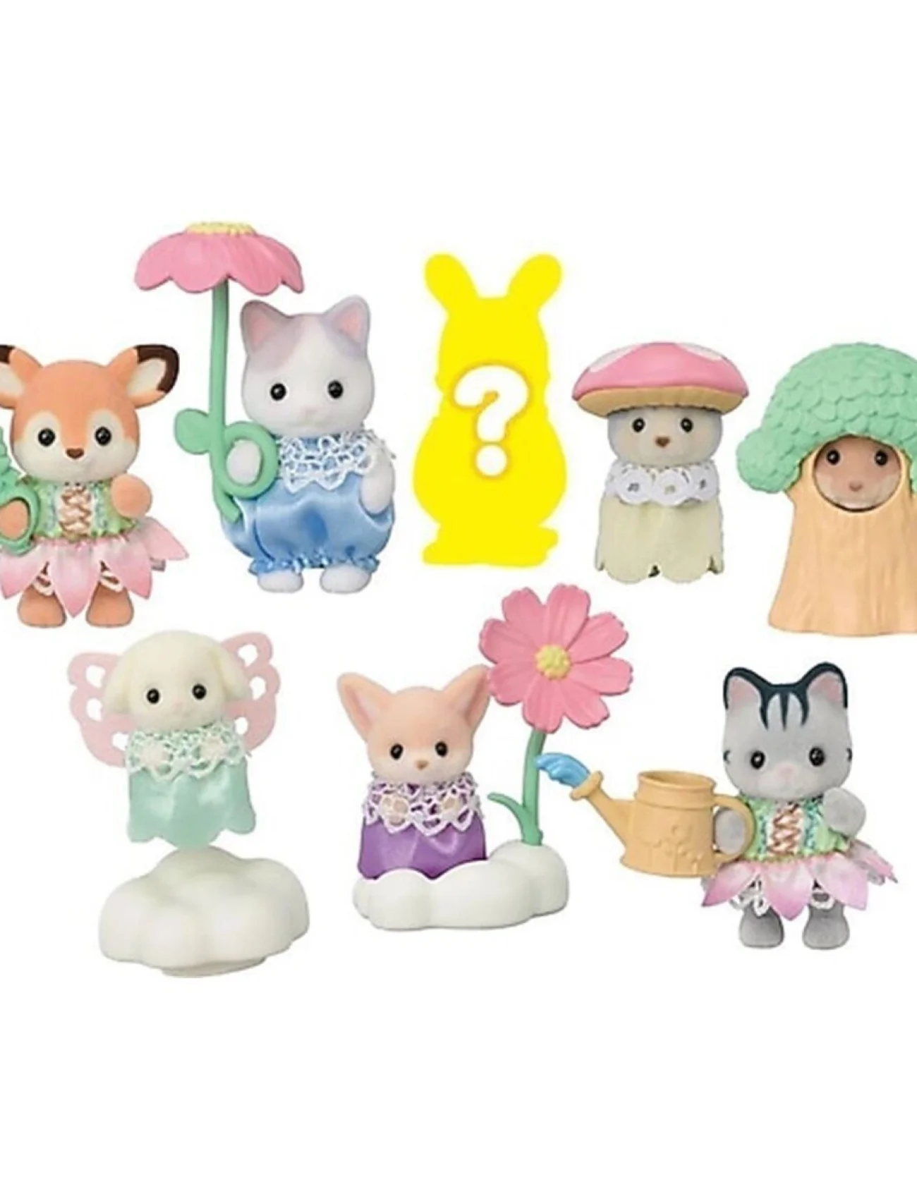 5823 Sylvanian Families Bebek Minifigür Çiçek Serisi Tekli Sürpriz Figür +4 yaş