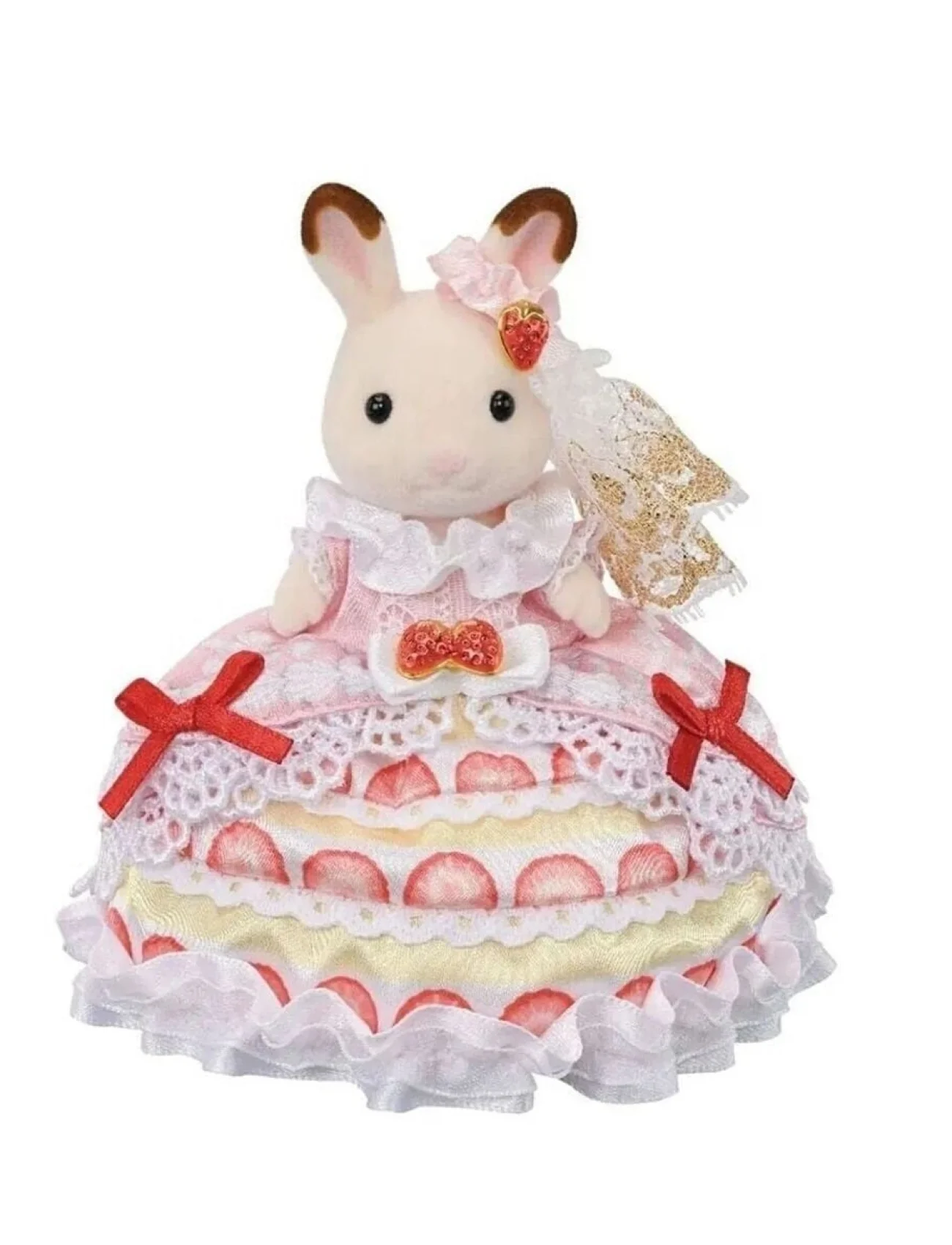 5847 Sylvanian Families Freyanın Doğum Günü Çilekli Pasta Elbisesi +3 yaş