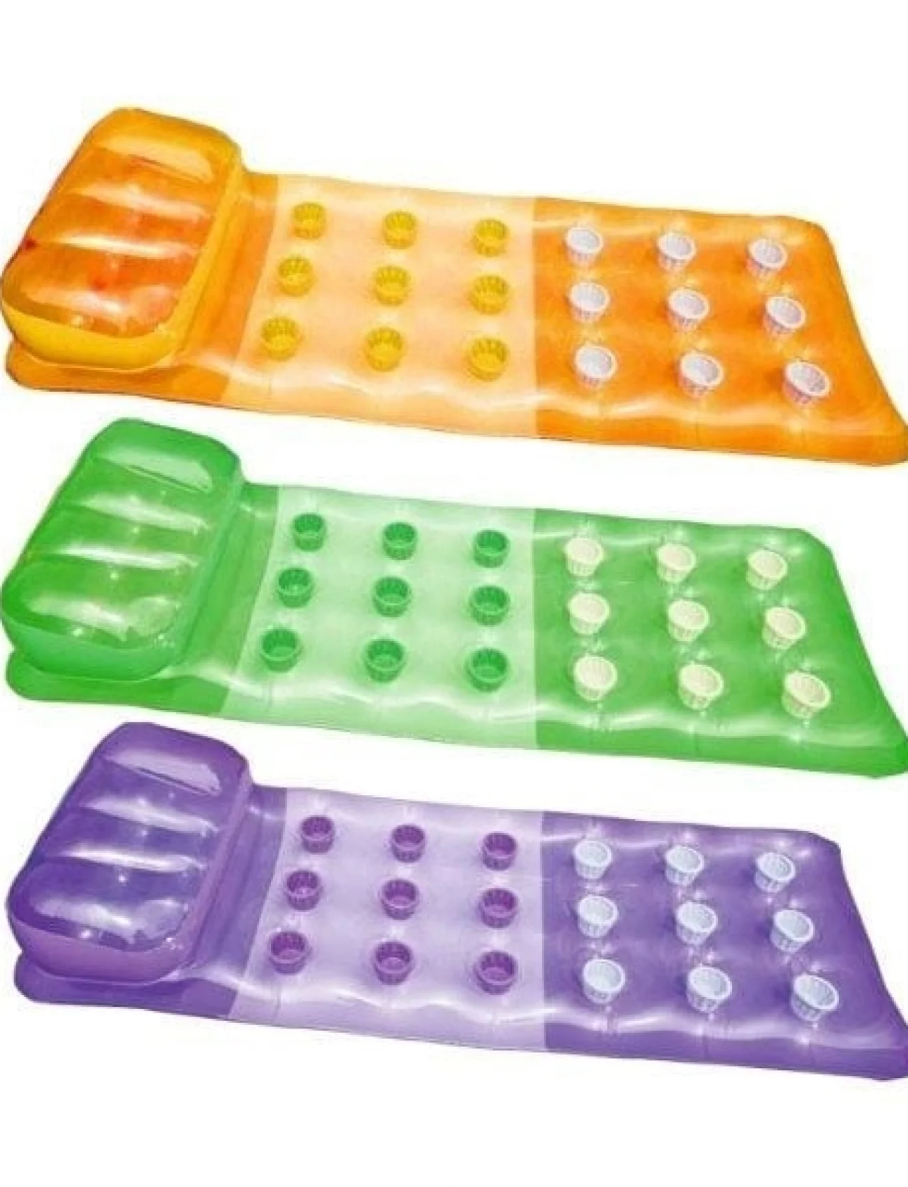 58890 RENKLİ BARDAKLI YATAK 188X71