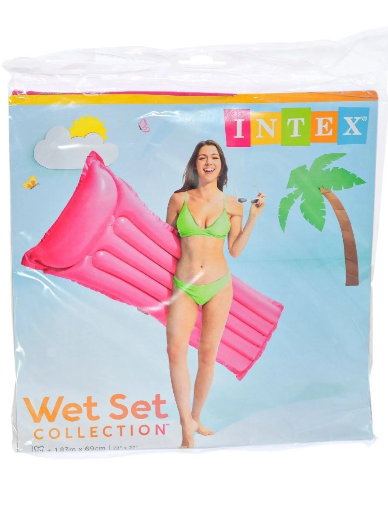 59703 İntex Renkli Deniz Yatağı 183x69 cm