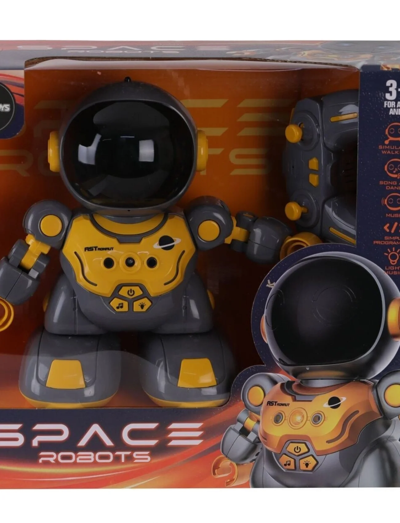 606-47 UZAKTAN KUMANDALI SEVİMLİ ASTRONOT ROBOT