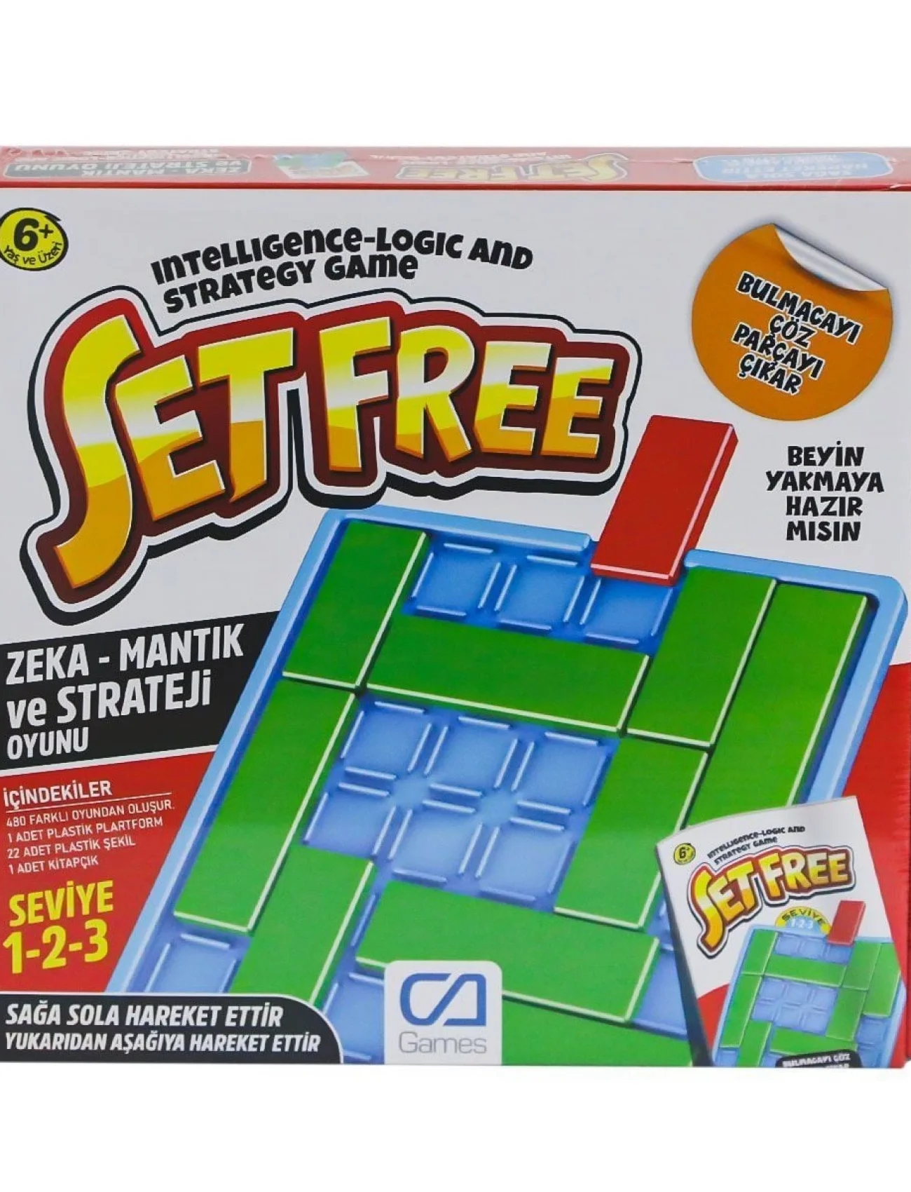 620 CAPLS-5264 Setfree Zeka, Mantık ve Strateji Oyunu -CaGames