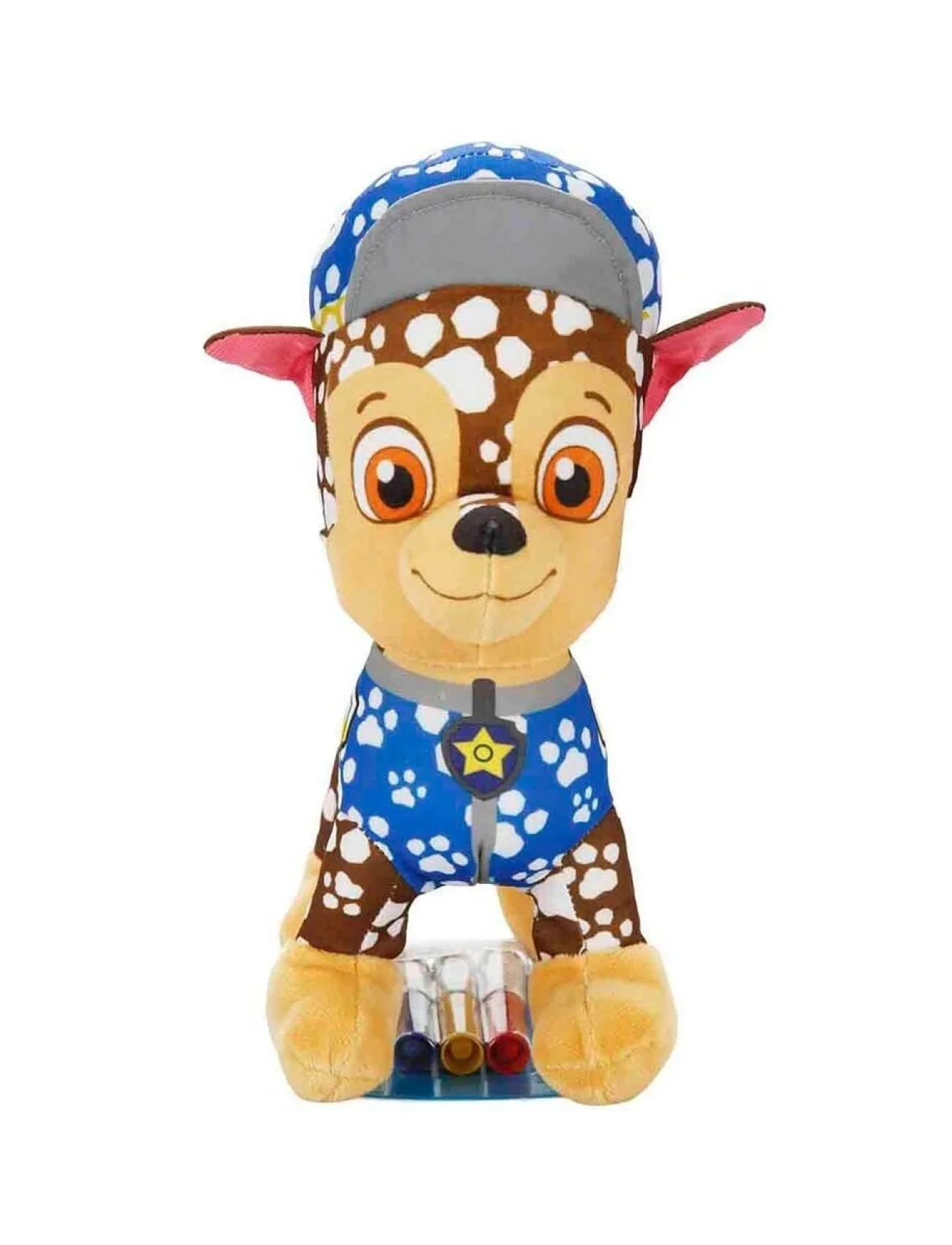 64446 SUN-HTI-SBR-FİGÜR PELUŞ PAW PATROL DOODLE PUPS BOYAMA KALEMLİ PAW 3A