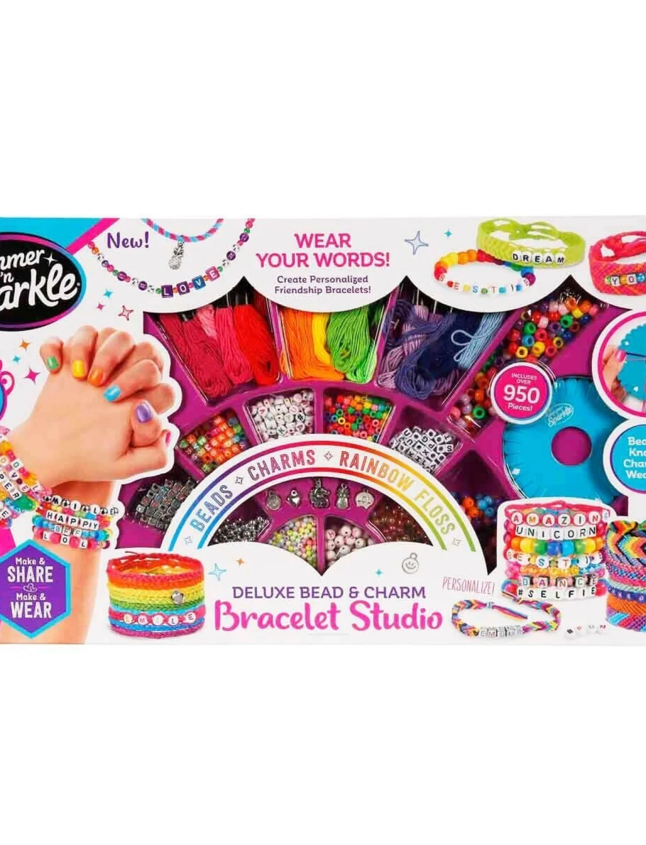 65592 SUN-CZA-HOBİ-SET SHIMMER N SPARKLE DELUXE BEAD CHARM BRACELET STUDIO