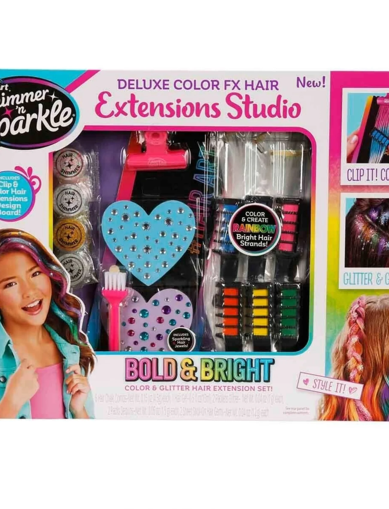 65632 SUN-CZA-HOBİ SET SHIMMER N SPARKLE DELUXE COLOR FX EXTENSIONS STUDIO
