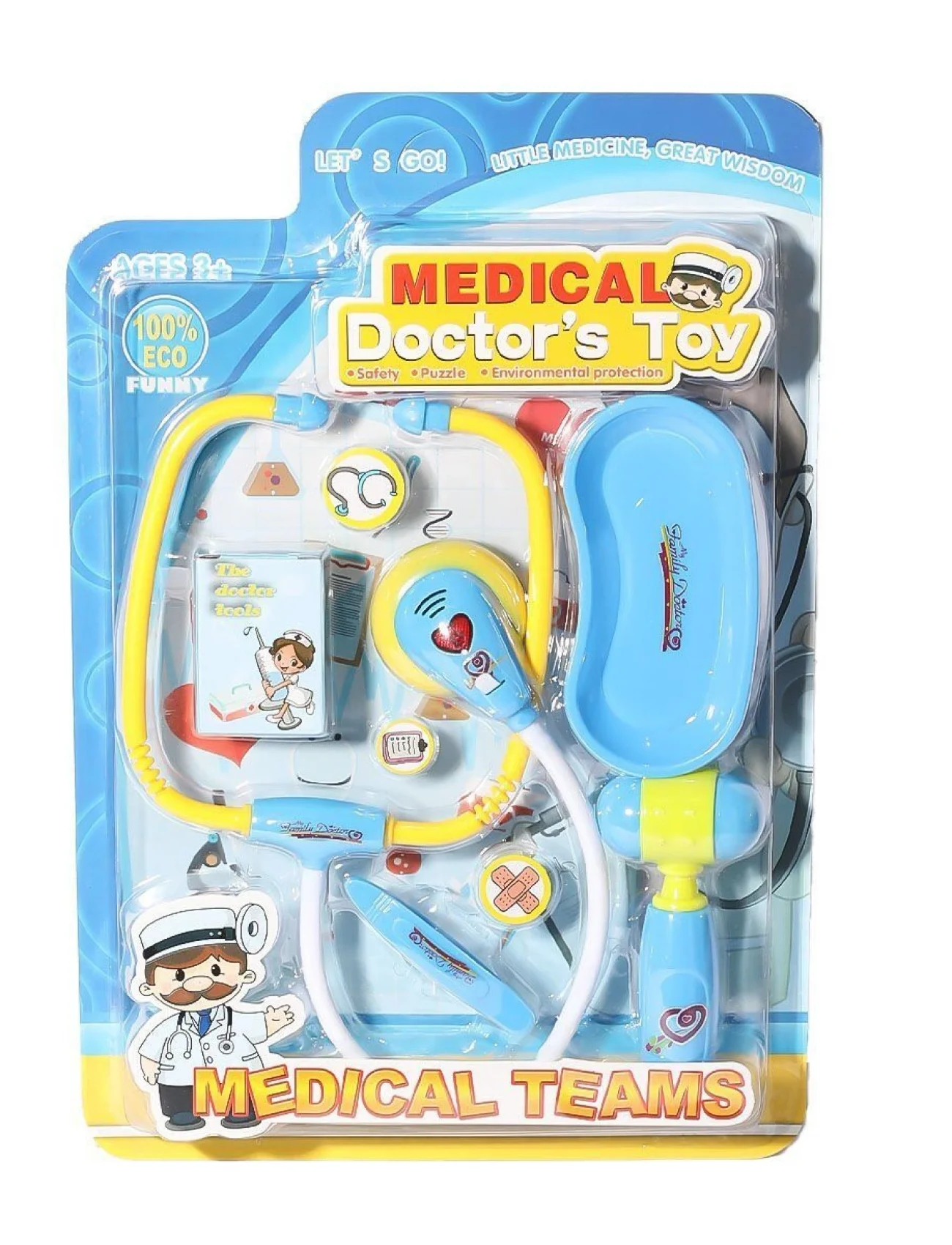 66001C-23 KARTELADA IŞIKLI SESLİ DOKTOR OYUN SETİ (Ürün oyuncaktır)