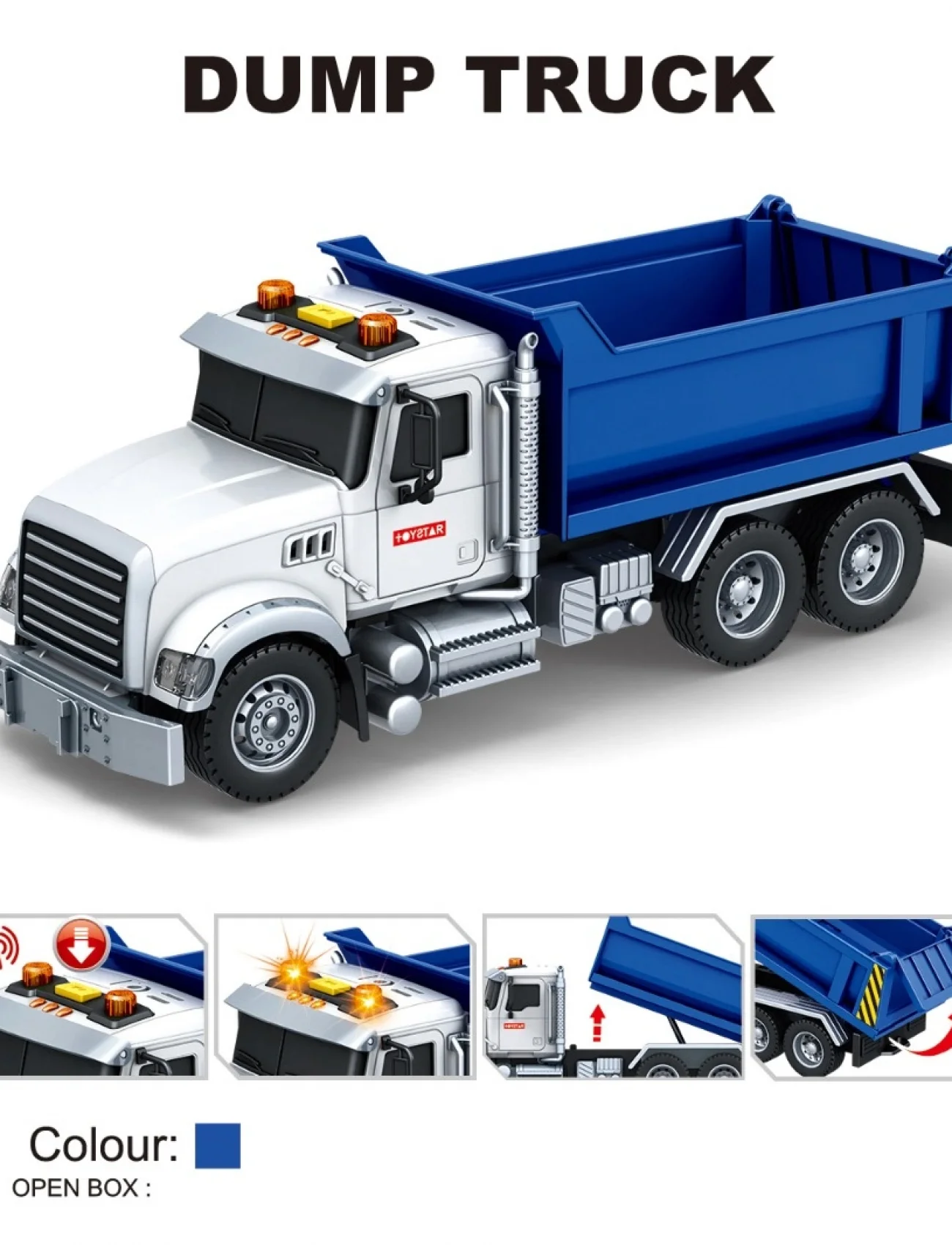 666-10R 1 14 SÜRTMELİ PİLLİ IŞIKLI KAMYON