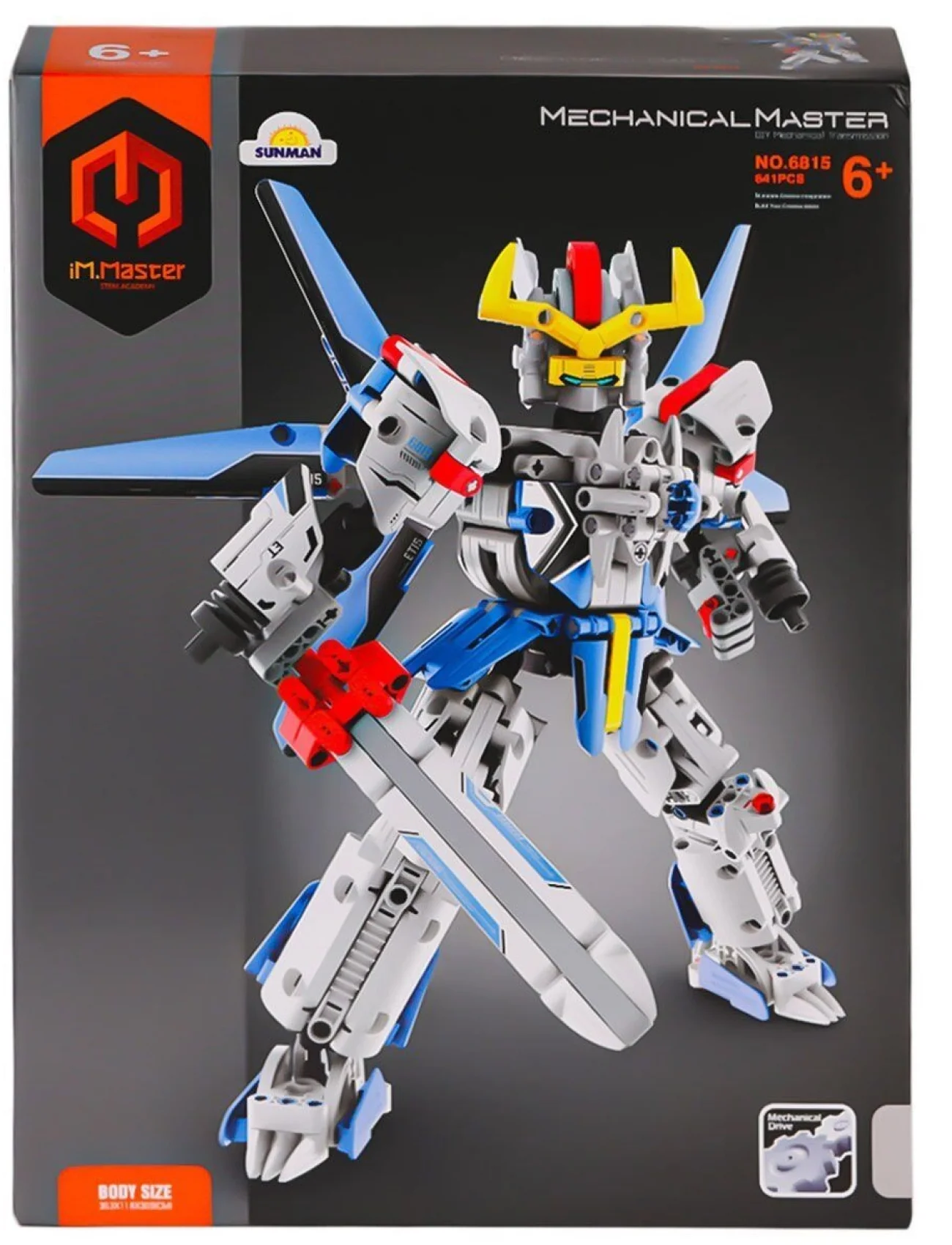 6815 IMM Mekanik Master Blokları Robot Asker 641 Parça