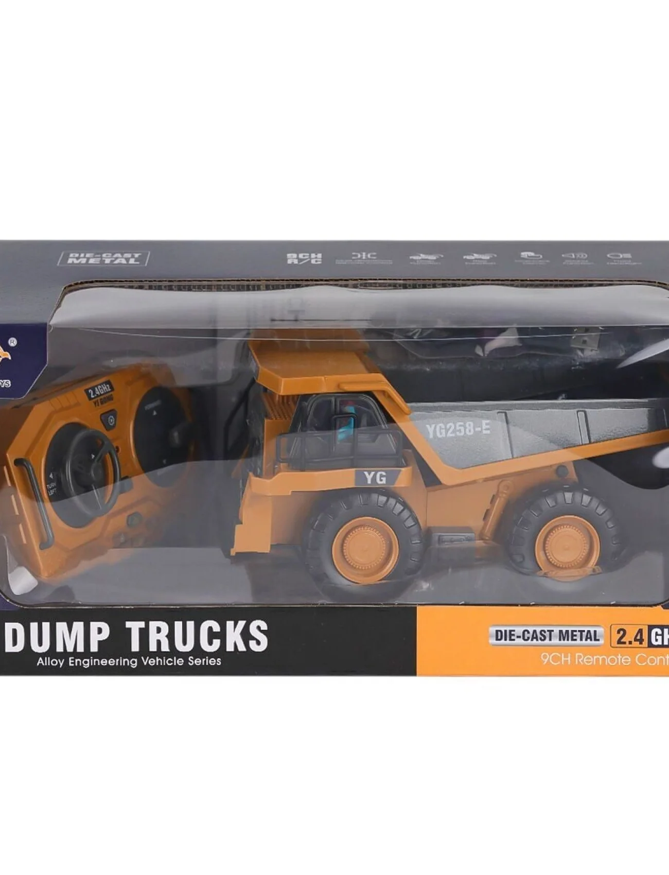 689-368 Kumandalı Damperli Kamyon İş Makinesi -Gepettoys