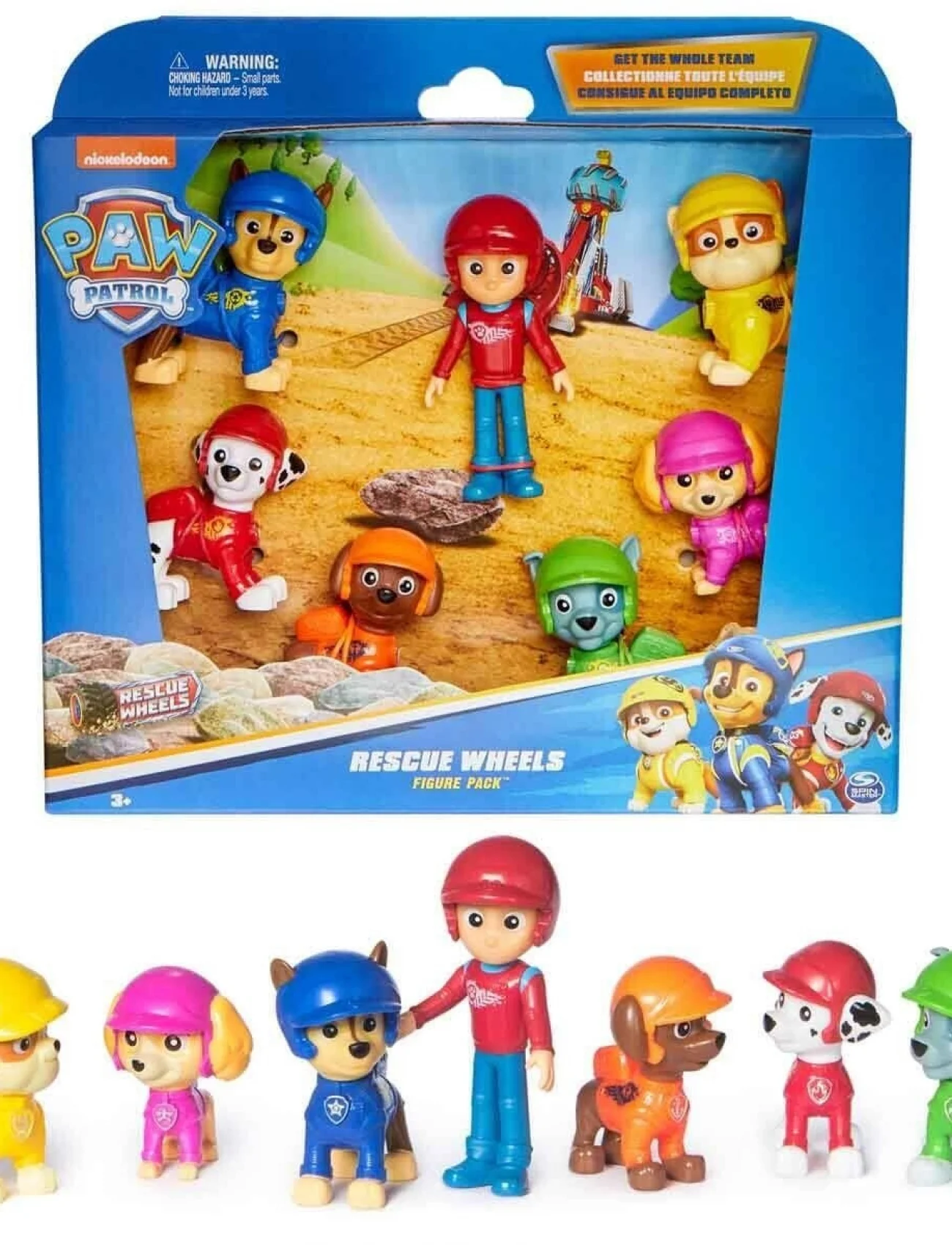70443 SUN-SPM-FİGÜR SET PAW PATROL RESCUE WHEELS TEMALI 7Lİ