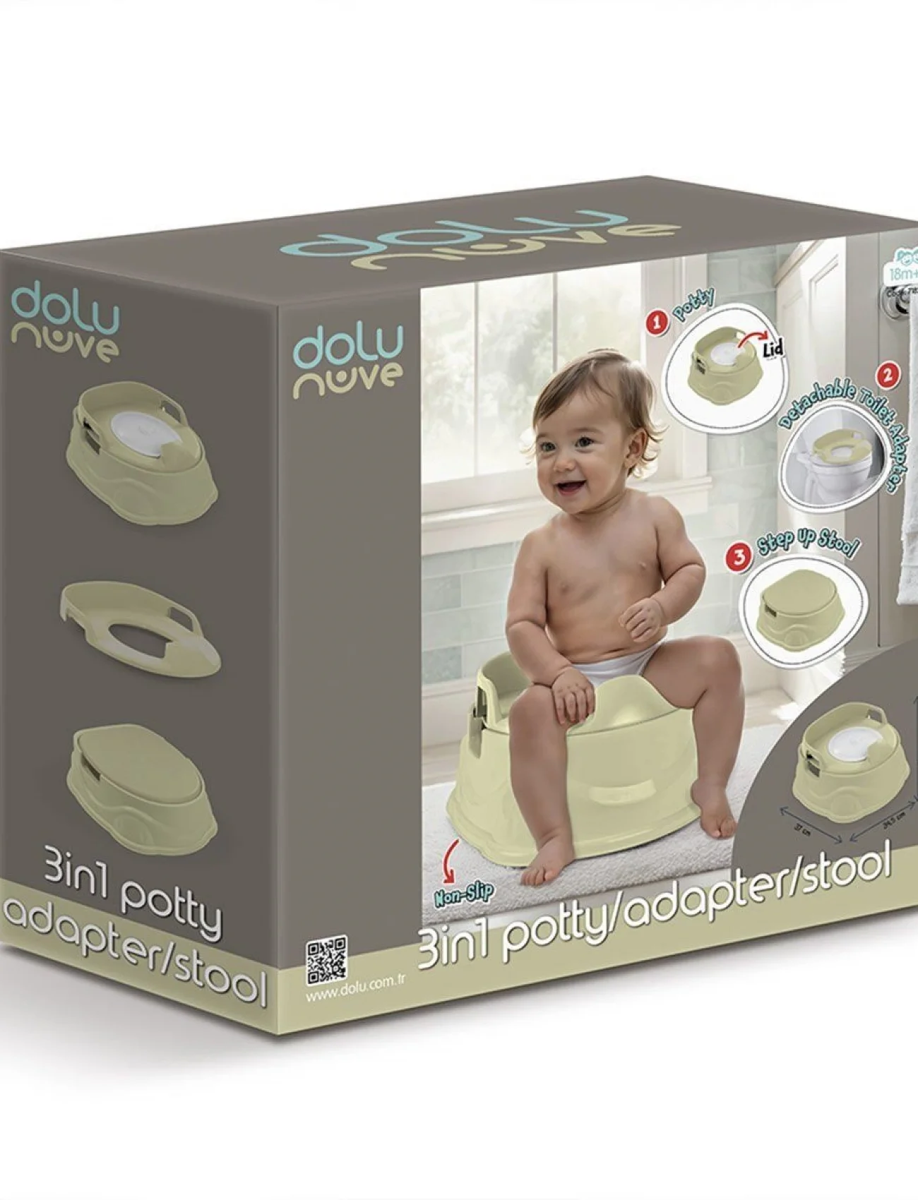 7183 Lazımlık Adaptör Basamak Eco Green -Dolu Oyuncak