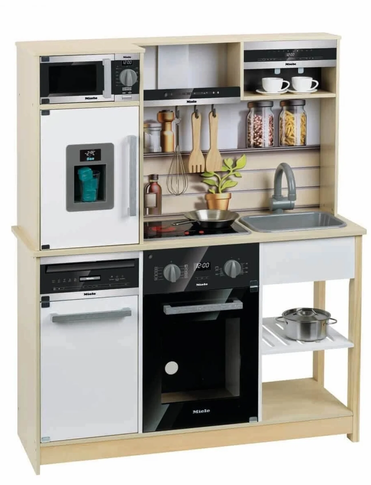 7188 SUN-KLT-MIELE MUTFAK SET AHŞAP OCAK FIRIN SES IŞIK