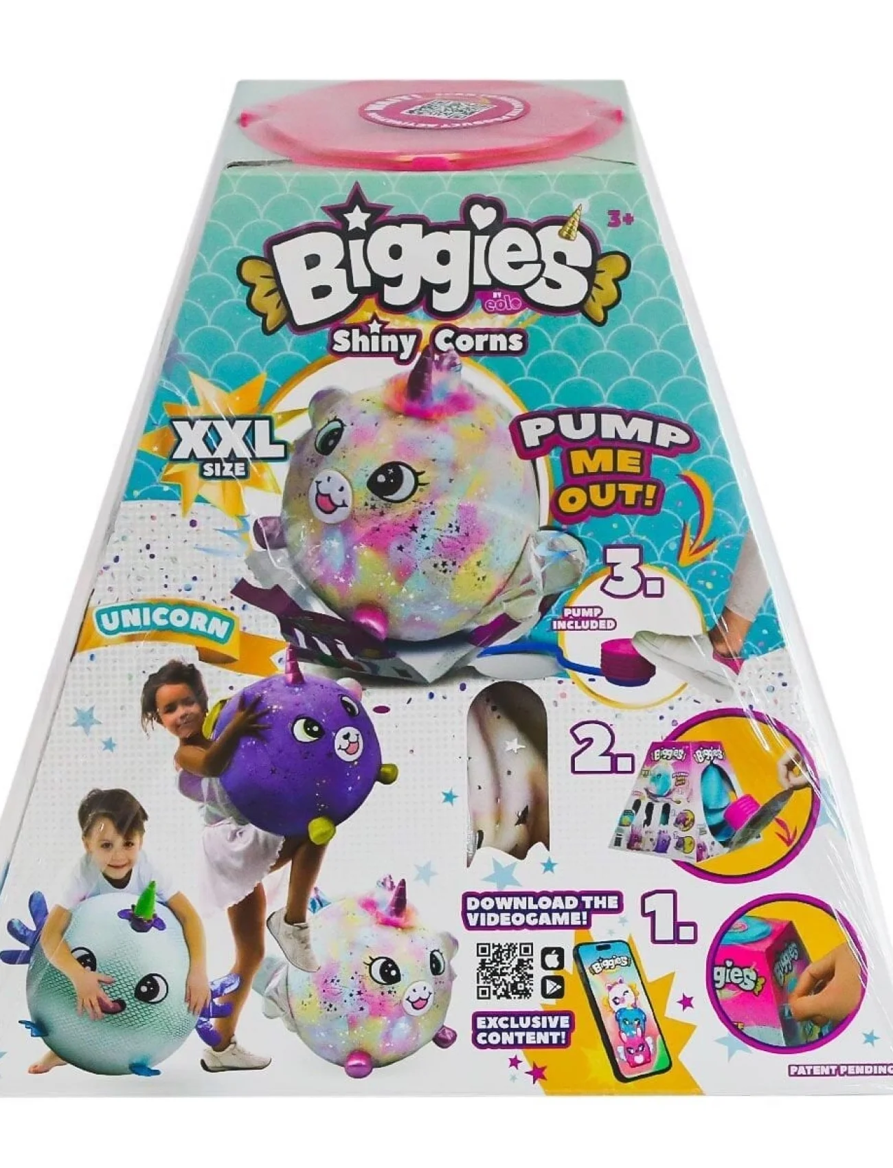 72292 Peluş Biggies Shinycorns Rainbow Unicorn Size XXL