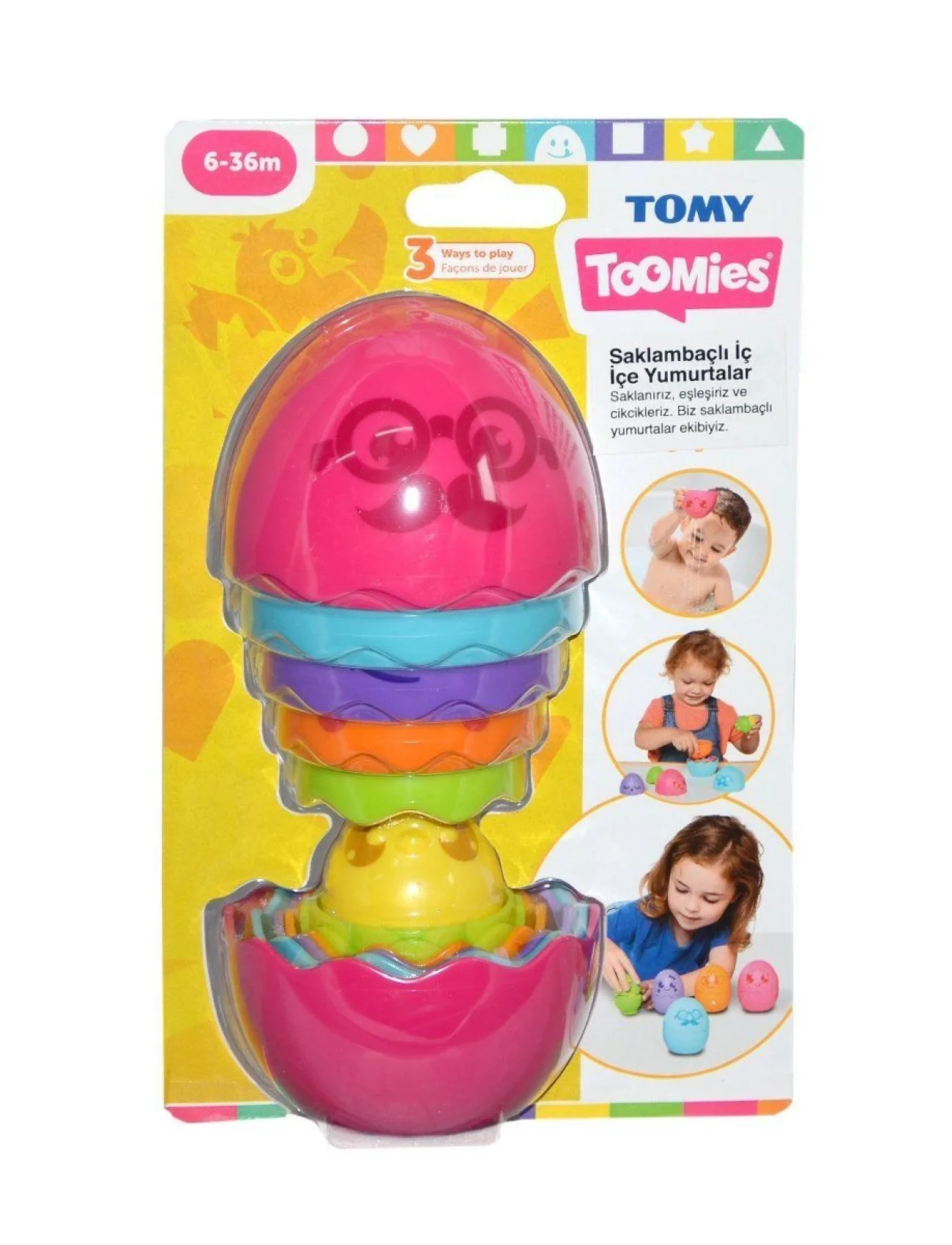 73080 Tomy - İç İçe Yumurtalar 6-36 ay