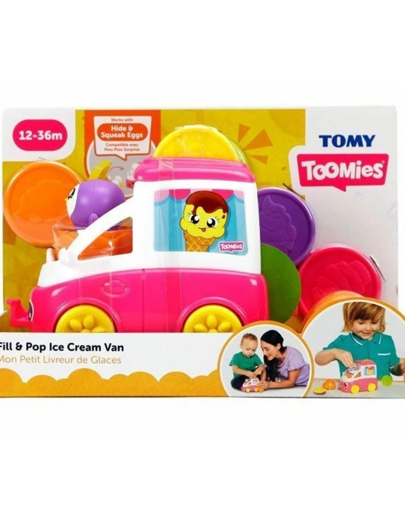 73095 Tomy - Yumurta Kamyonu (2 asorti) 12-36 ay