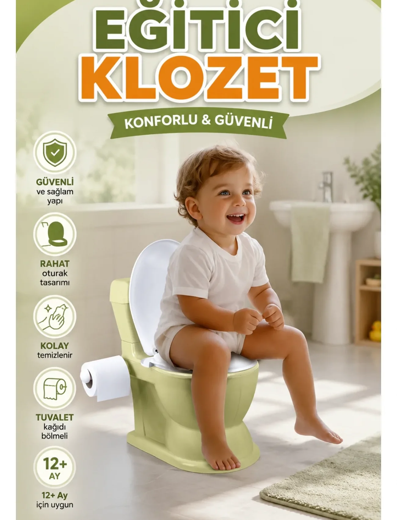 7563 XL EĞİTİCİ KLOZET ECO YEŞİL