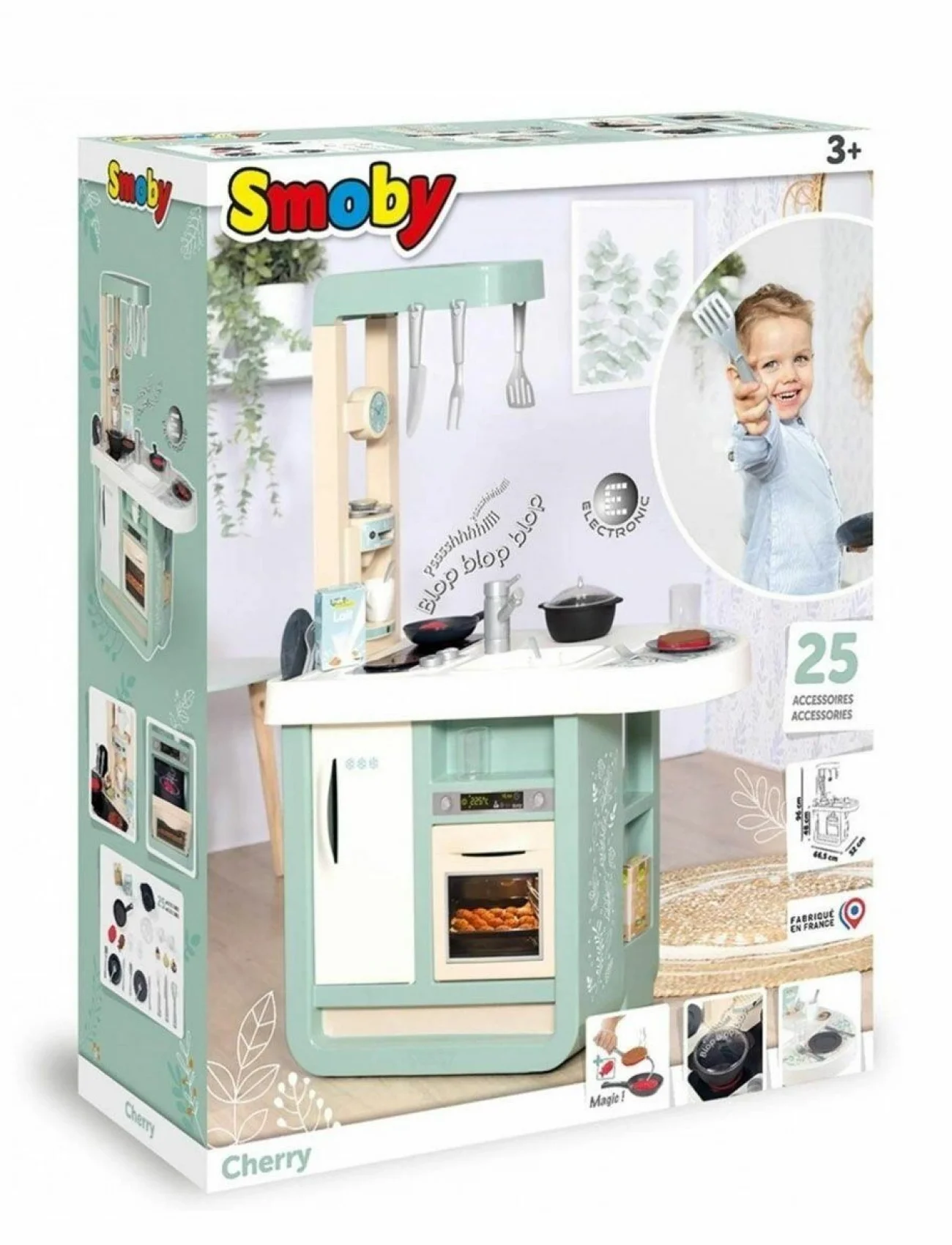 7600310914 Smoby Cherry Kitchen Mutfak Oyun Seti