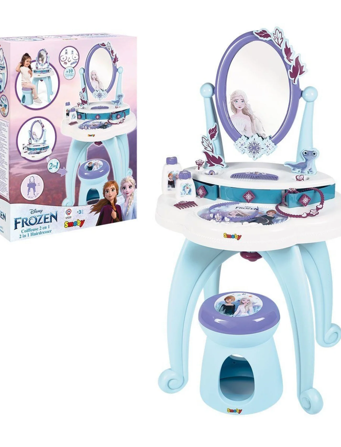 7600320244 Frozen 2IN1 Güzellik Masası -Smoby