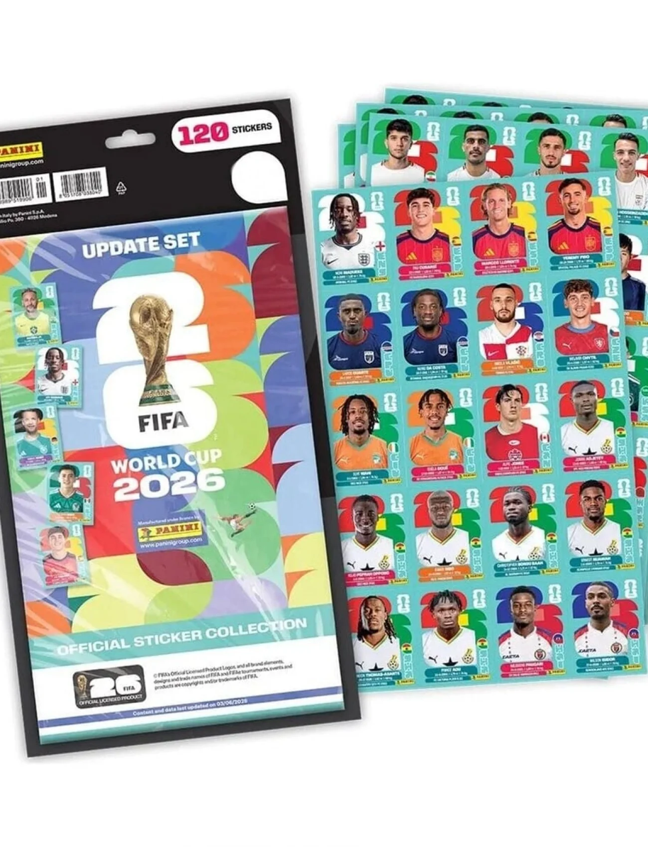 8040 FİFA WORLD CUP 2026 UPDATE SET STİCKER CALLECTİON