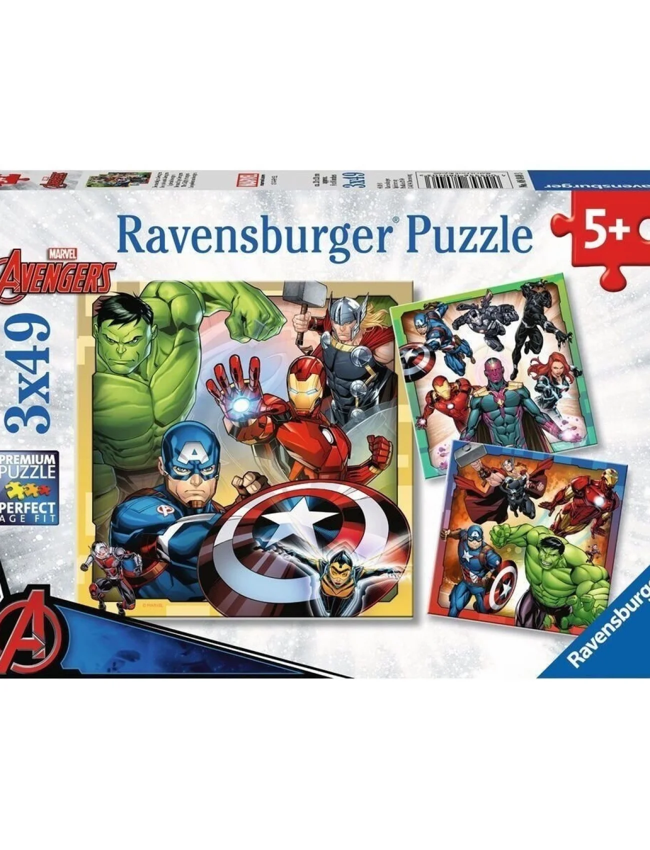 80403 Marvel Avengers 3x49 parça Ravensburger Puzzle