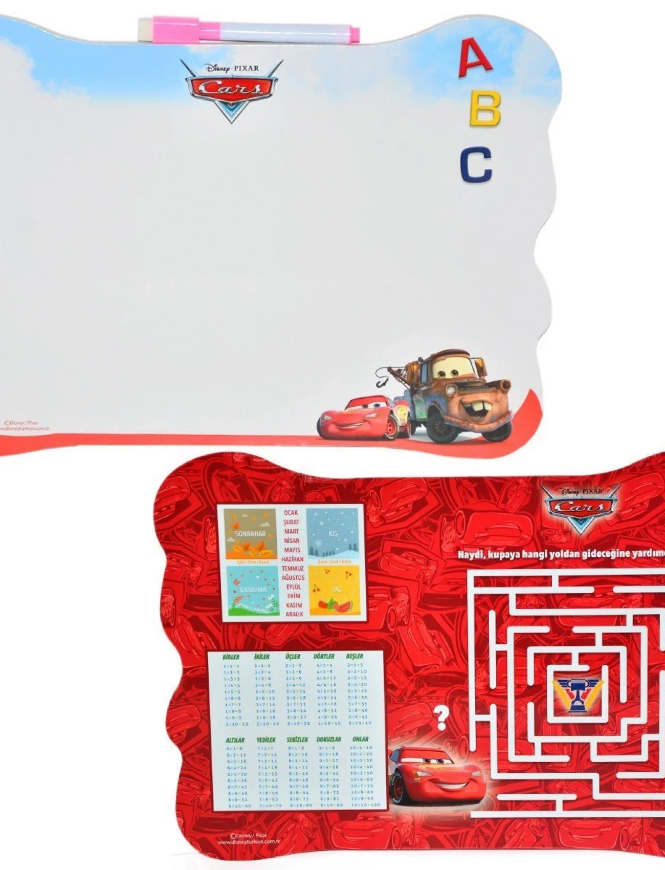 8101 CARS EVA YAZI TAHTASI