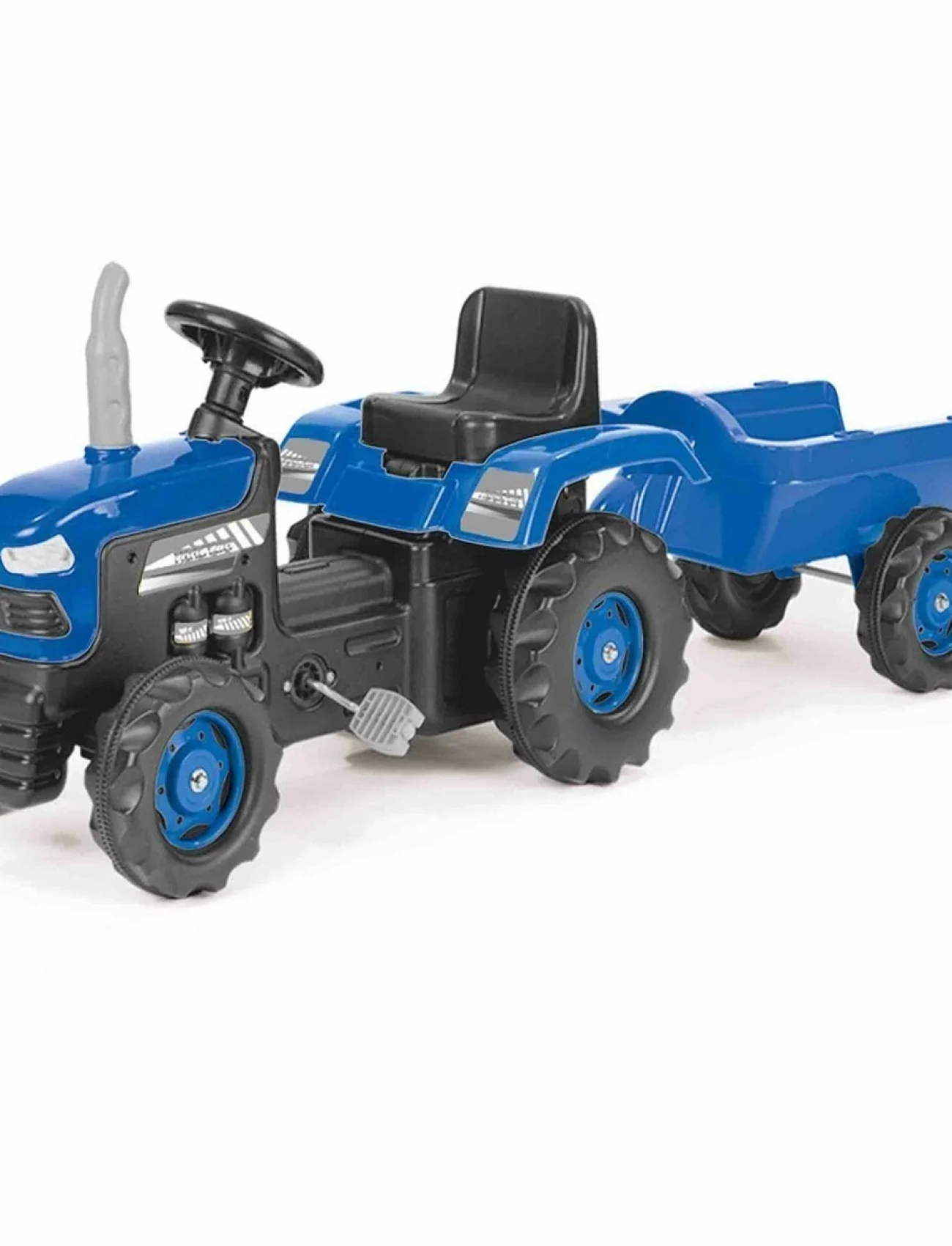 8253 Dolu Römorklu Pedallı Traktör -Mavi