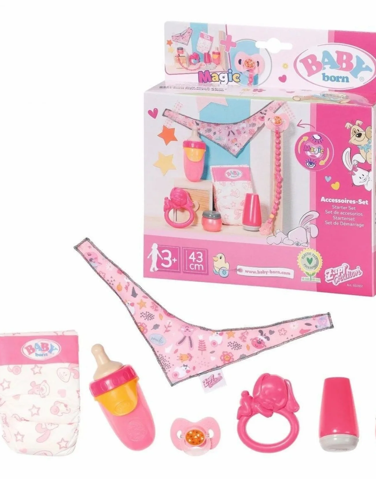 832851 Baby Born Bebek Başlangıç Seti  8 parça
