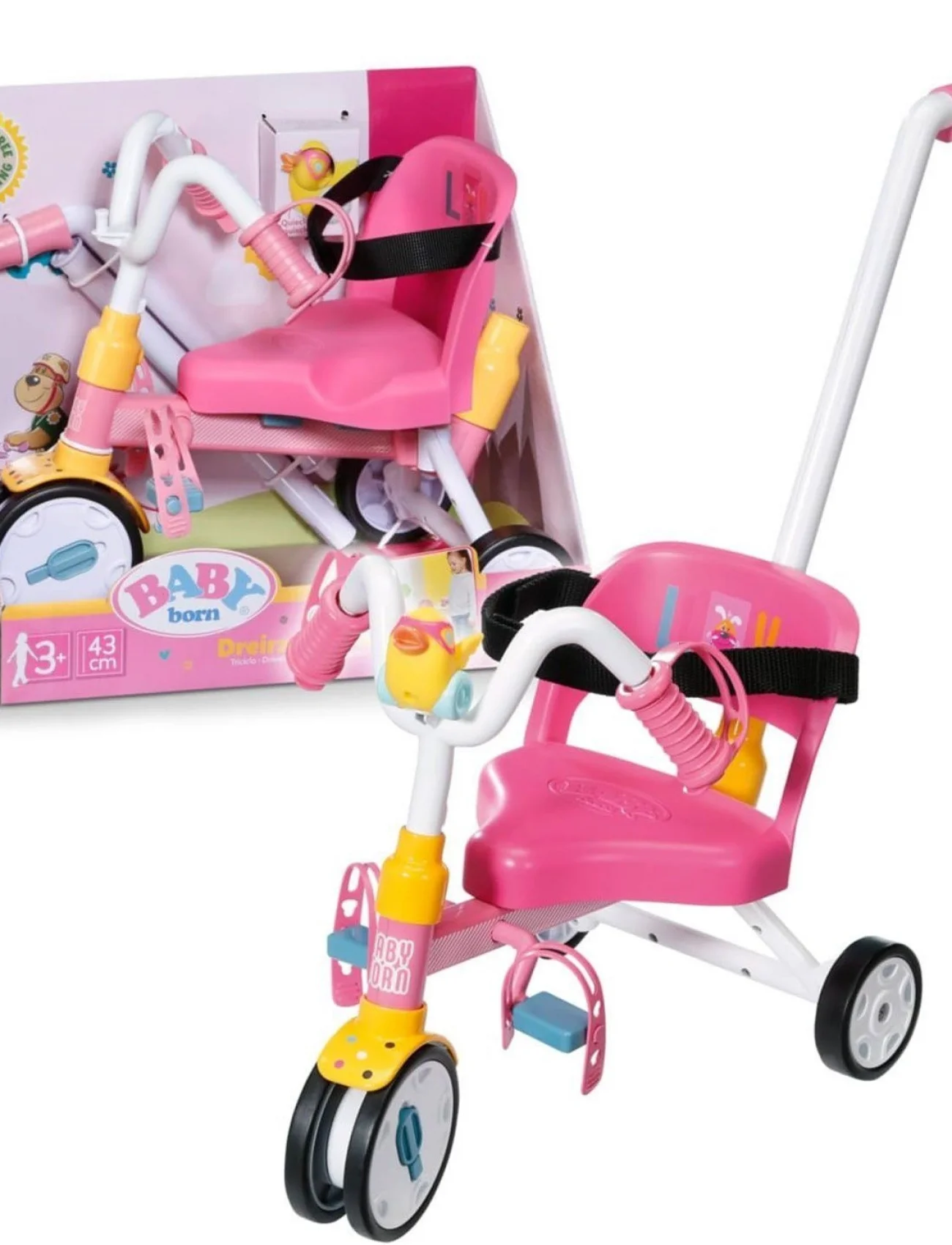 834299 Baby Born 3 Tekerlekli Bisiklet (Oyuncak bebek için)