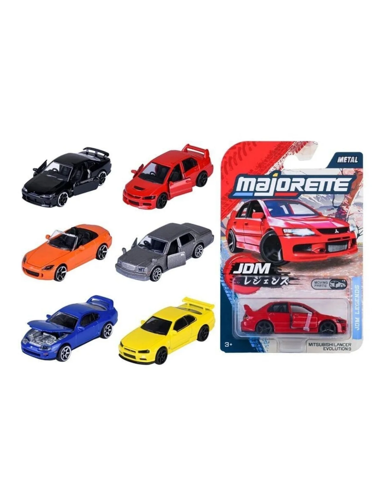 8502100000 JDM Legends Premium Cars, 6-asst.freewheel, die-cast, 1 opening pa(Belirtilen fiyat, tekli satış için adet fiyatıdır.)