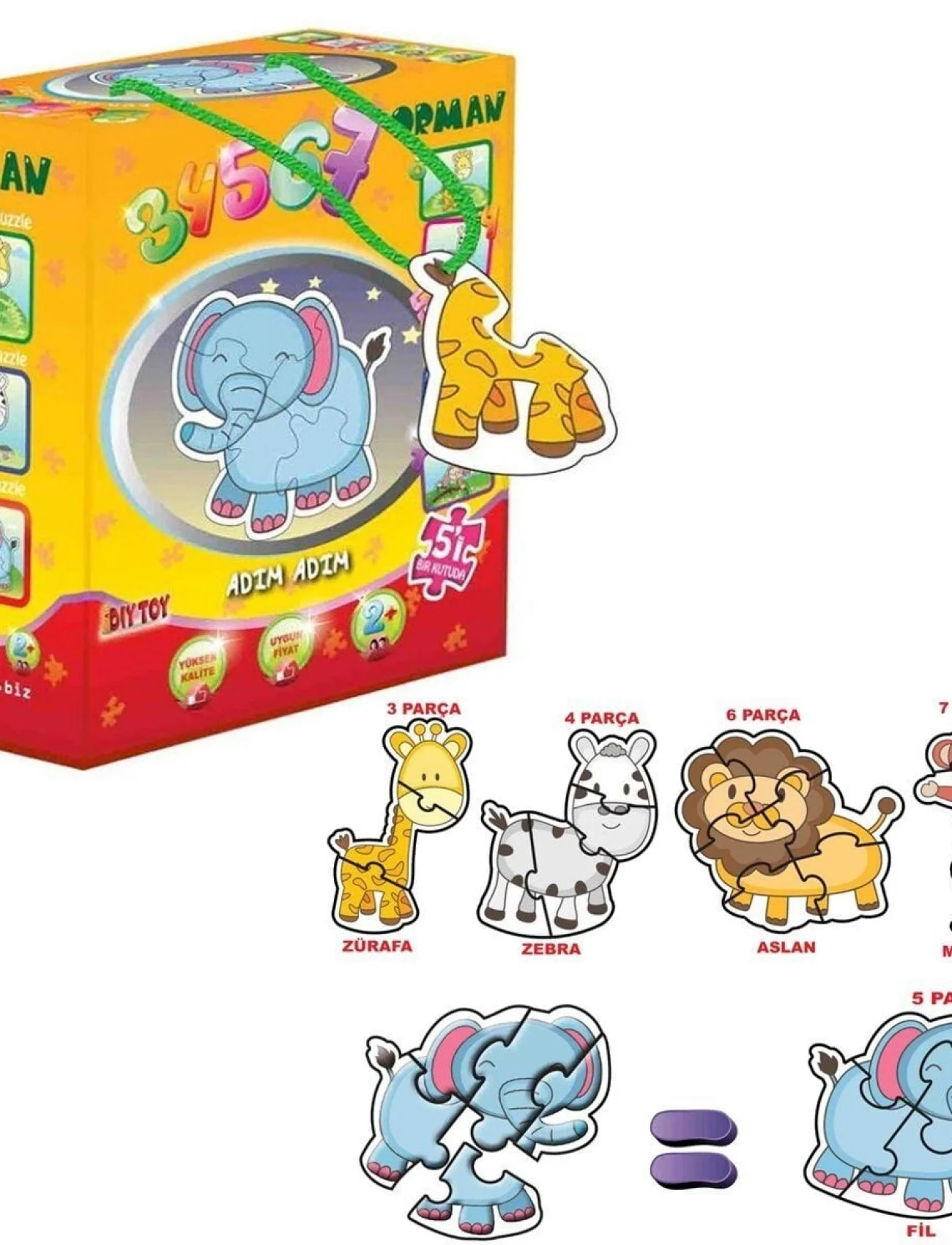 8766 ORMAN KUT.PUZZLE 025876-34567