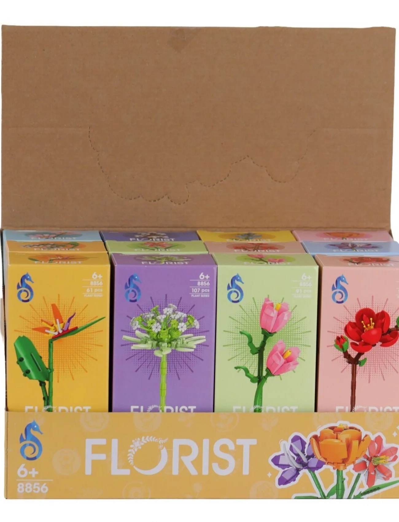 8856 KUTUDA 12Lİ ÇİÇEK LEGO(Belirtilen fiyat, tekli satış için adet fiyatıdır.)