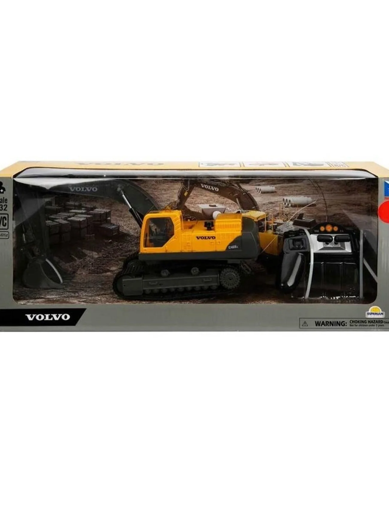 88753 Uzaktan Kumandalı Sesli ve Işıklı Volvo Ekskavatör 1:32