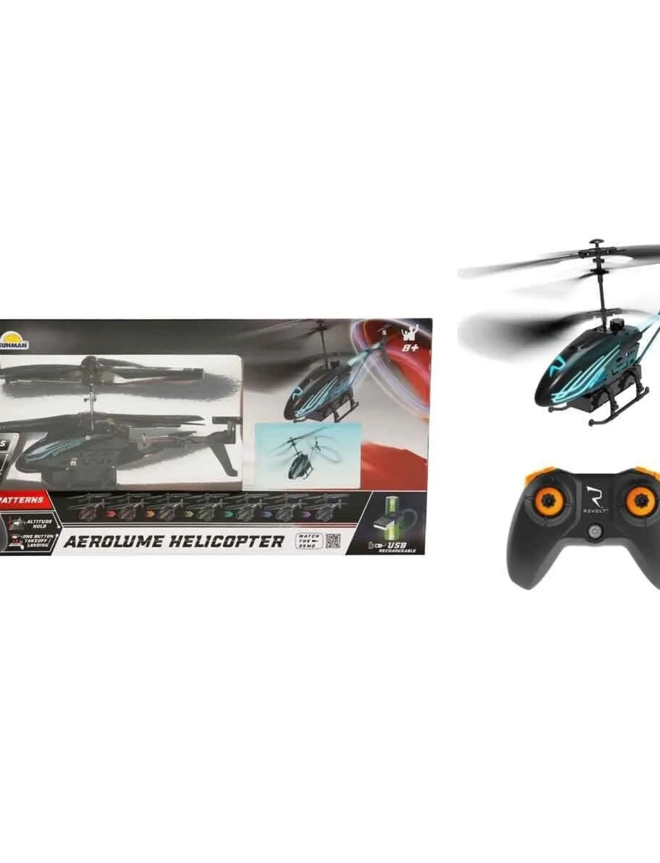 90839 SUN-SYM-RVT-R C HELİKOPTER AEROLUME ÇİFT PERV IŞIKLI 3 7V USB