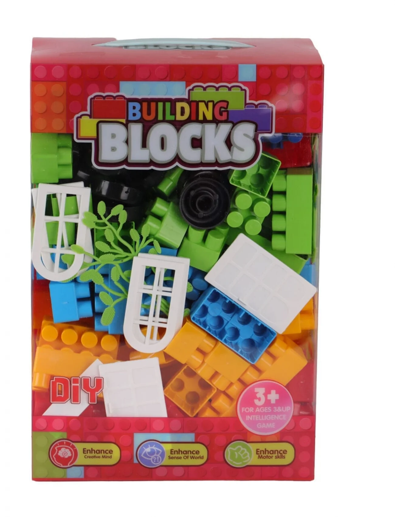 911 AGH RENKLİ KUTUDA 130 PARÇA BLOK