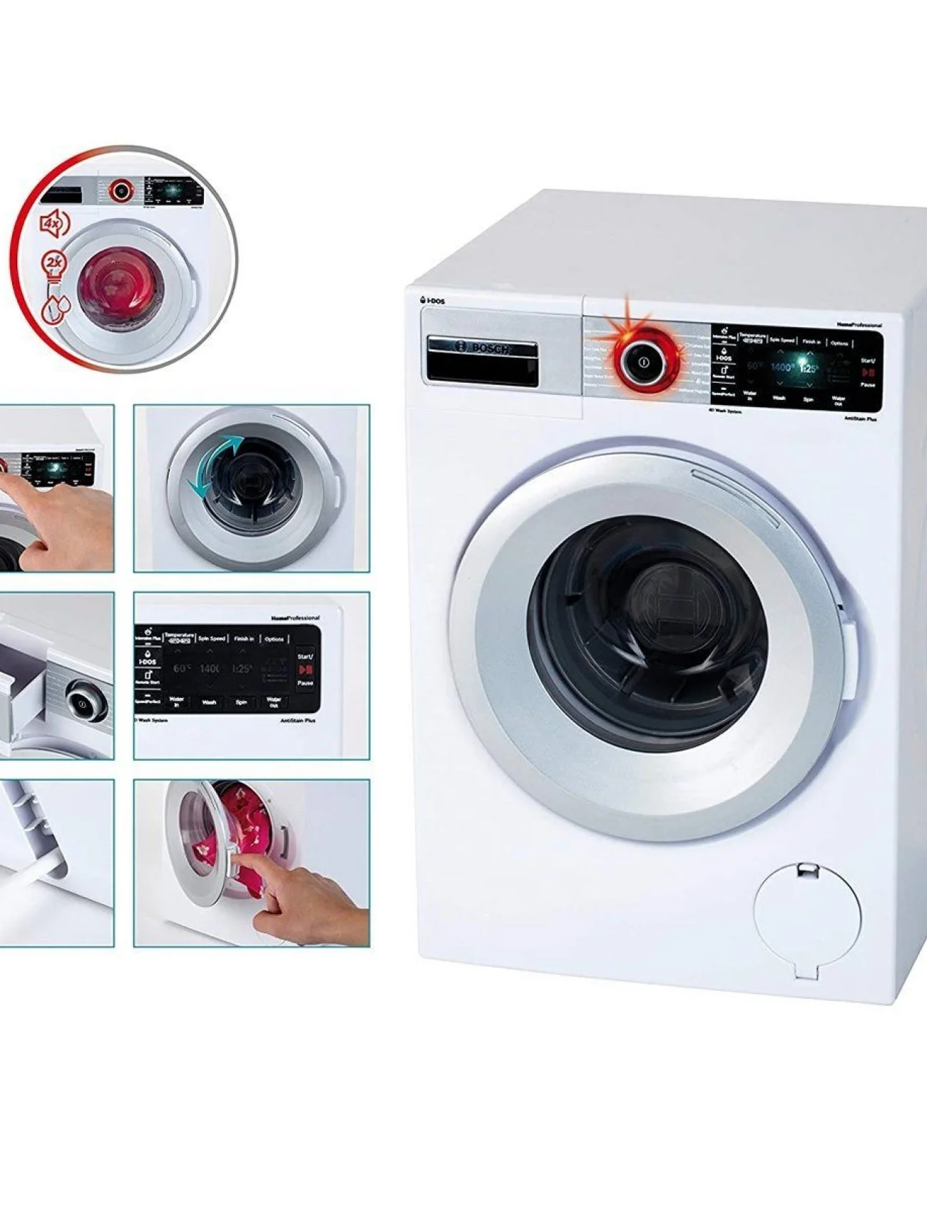 9213 Bosch Oyuncak Sesli Işıklı Çamaşır Makinesi