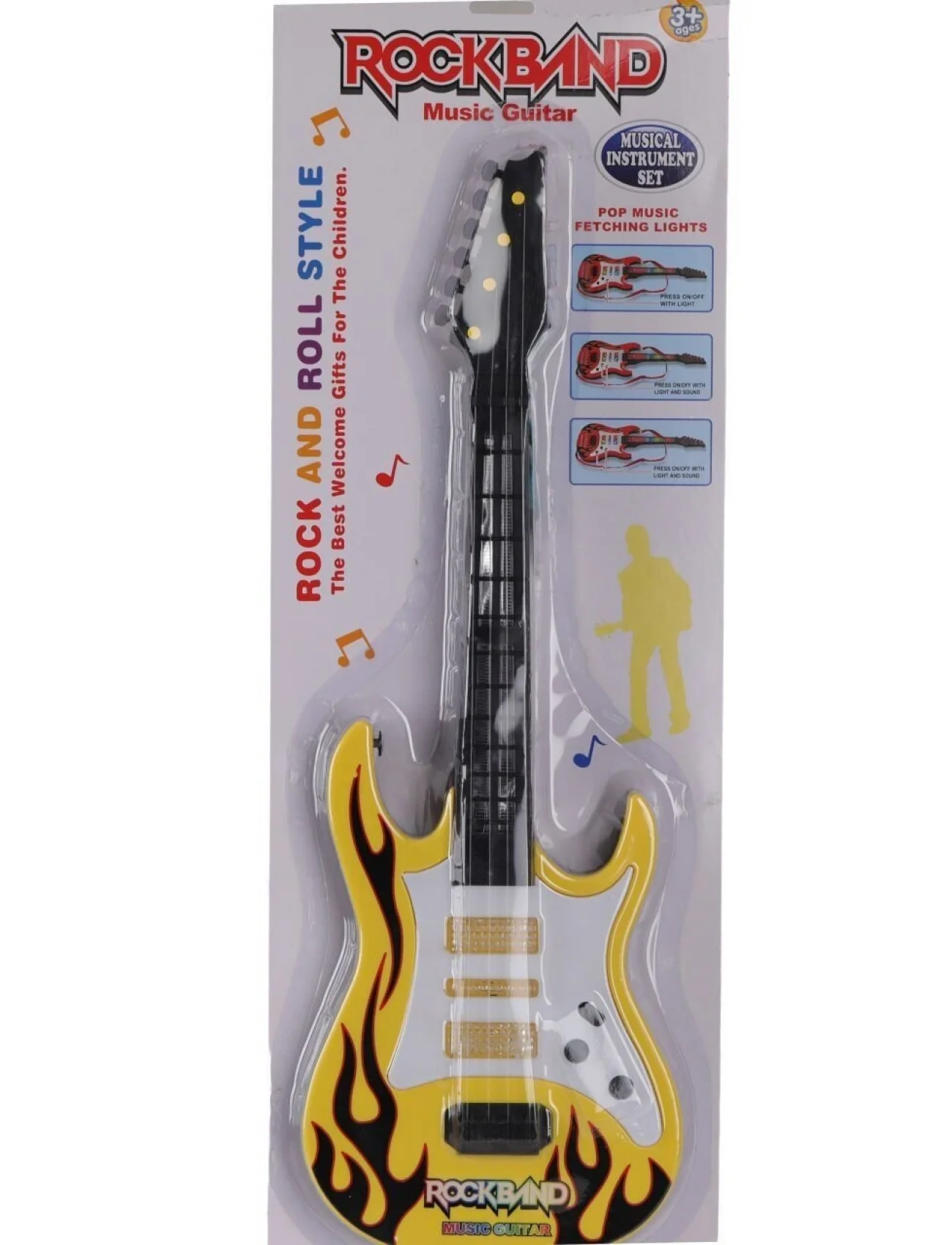 929B 2 929A 2 BÜYÜK PİLLİ MÜZİKLİ GİTAR