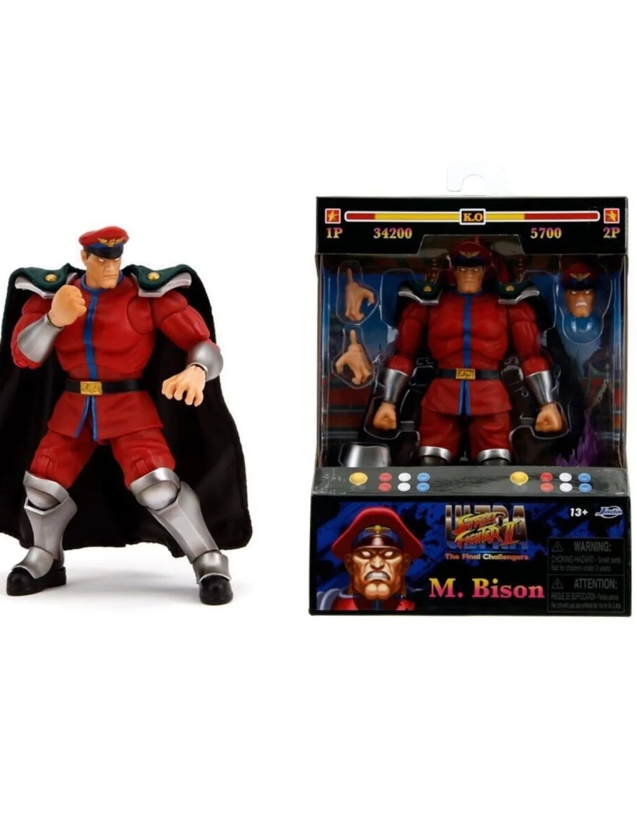 9334219314R00 Street Fighter II M Bison 6 Figure