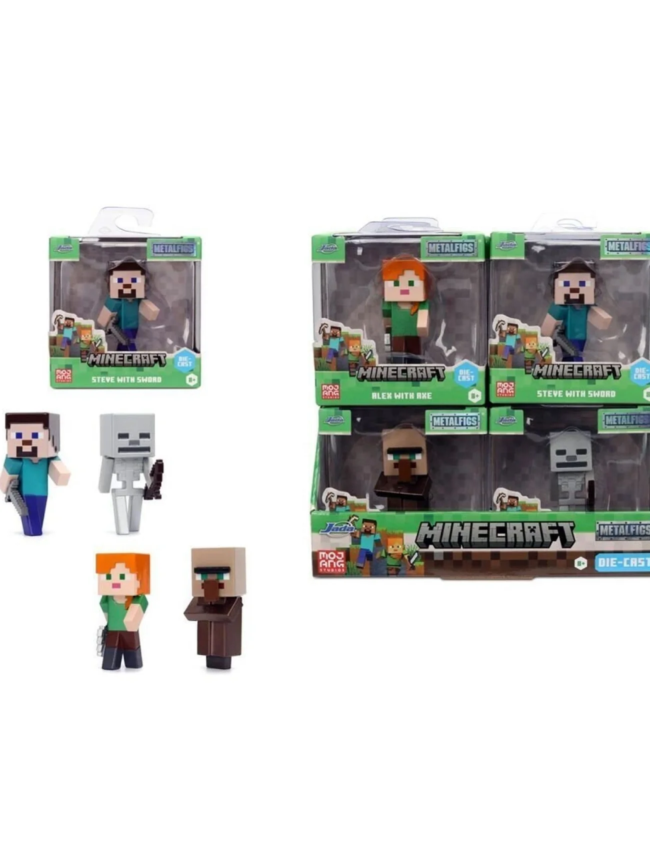 9385138300W04 Minecraft Figures 2 5 Wave 4die-cast pop-culture collectible(Belirtilen fiyat, tekli satış için adet fiyatıdır.)