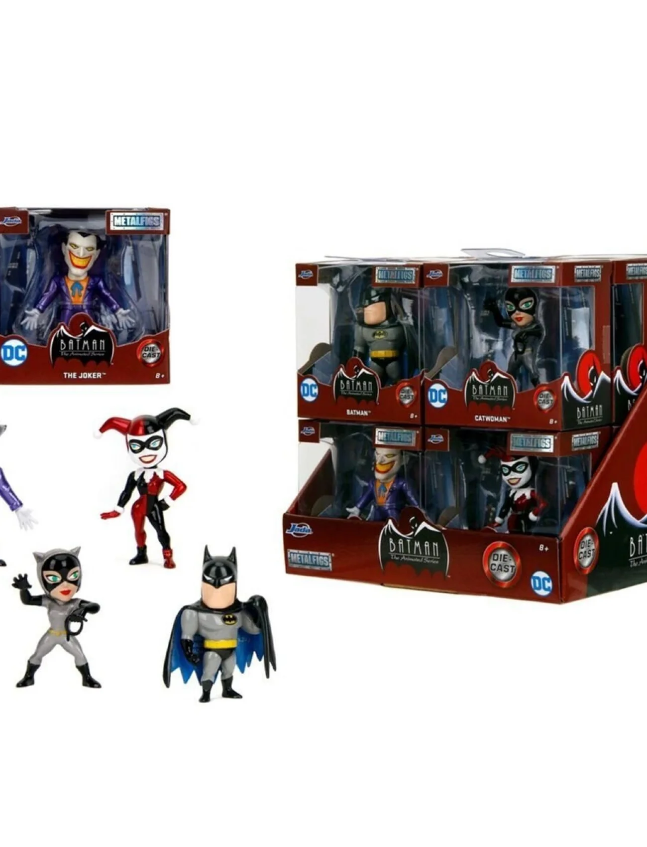 9385142300W02 DC Batman Animated Figures 2 5 Wave 2die-cast, pop-culture c(Belirtilen fiyat, tekli satış için adet fiyatıdır.)