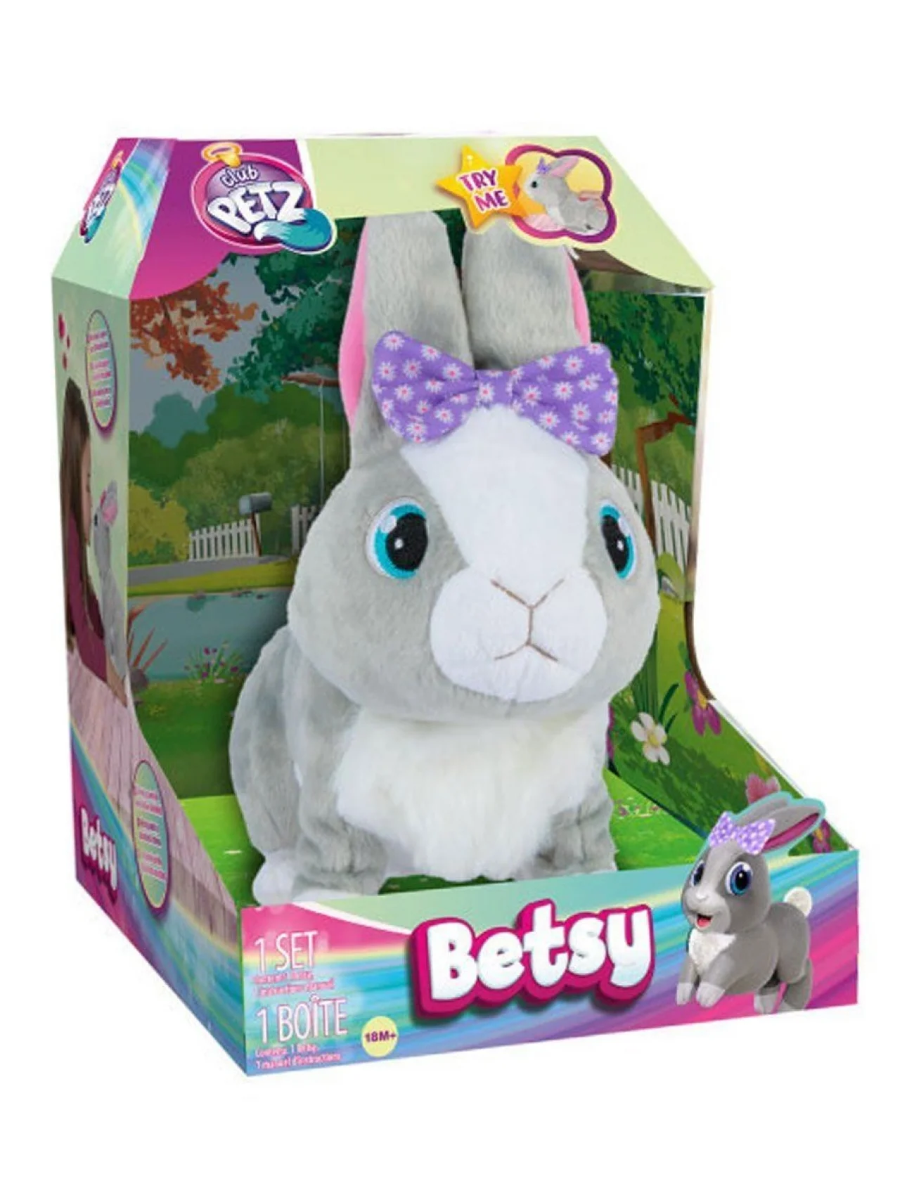 9586 Sesli ve Hareketli Peluş Tavşan Betsy -Sunman
