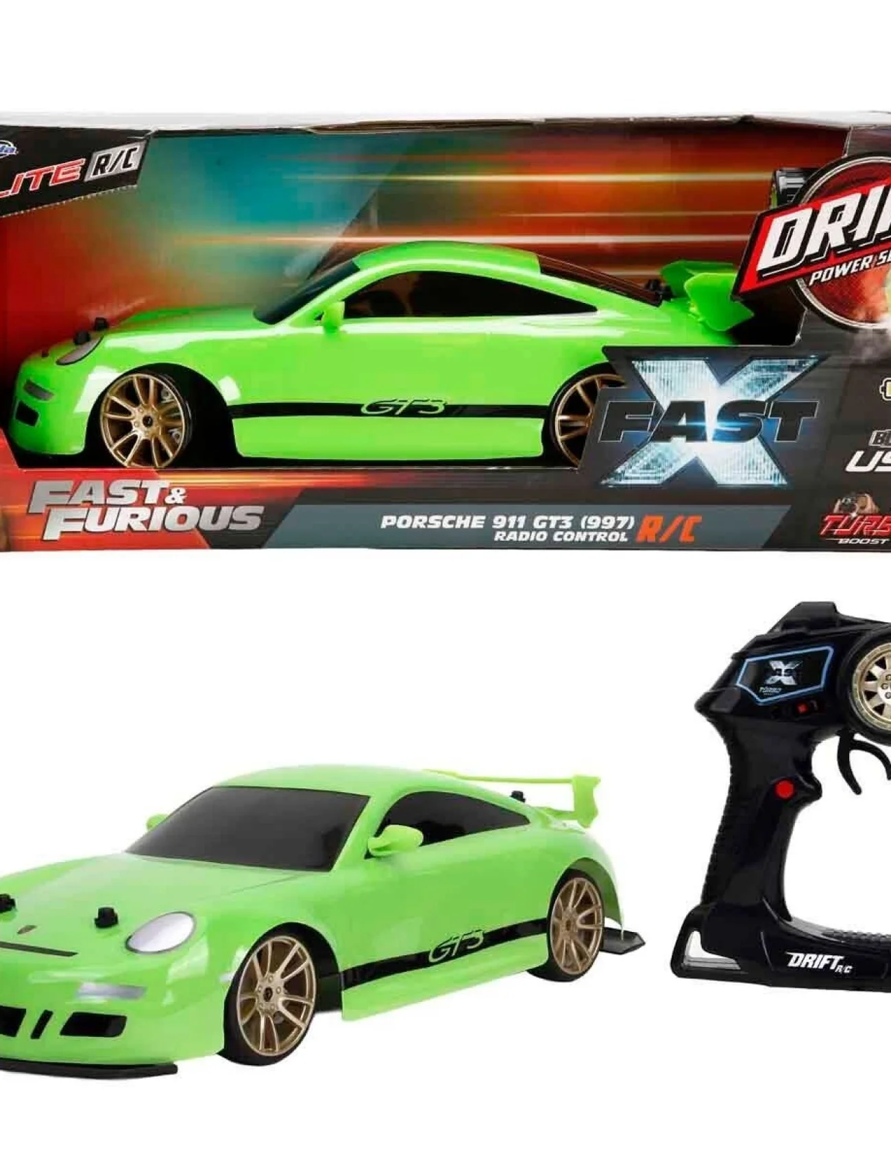 9676 SUN-SIM-JDA-R C ARABA 1 10 FAST FURIOUS PORSCHE DRIFT 911 FASTF