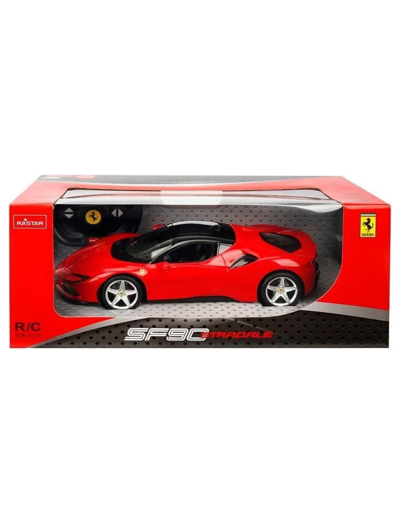 97300 1:14 Ferrari SF90 Stradale Işıklı Uzaktan Kumandalı Araba 34 cm -Sunman