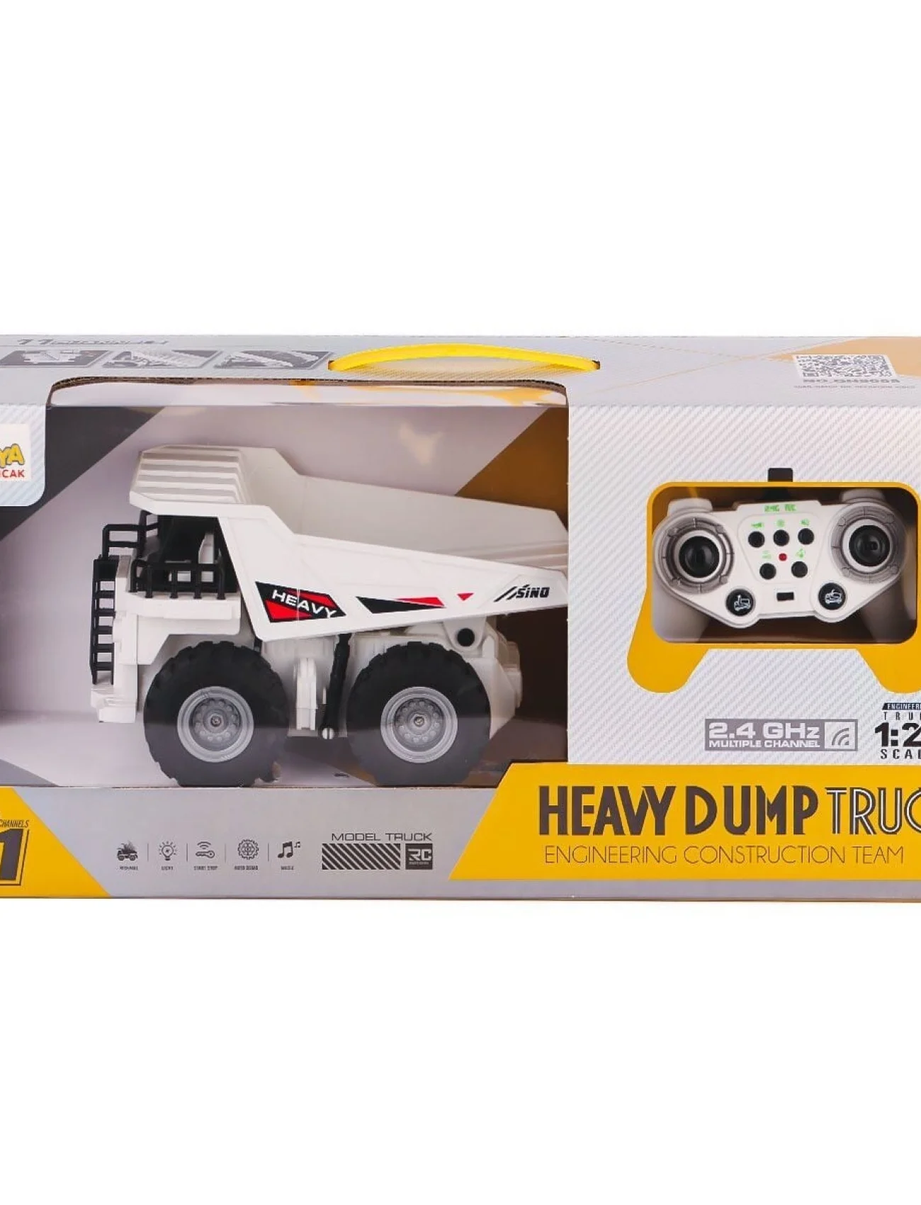 A8196-QH9008 Kumandalı Ağır Döküm Kamyon 1:24  -Asya Oyuncak