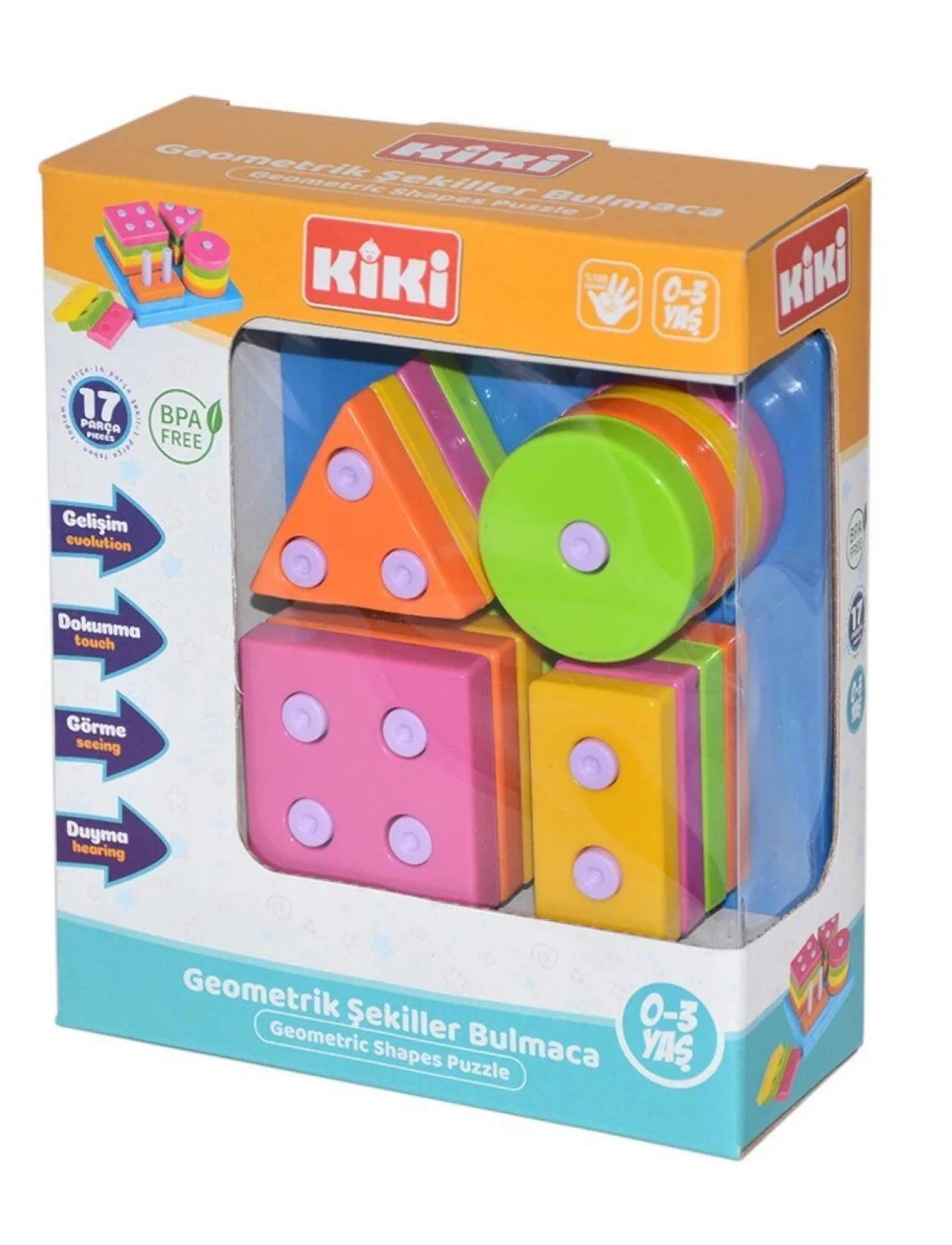 AE-1410 KİKİ GEOMETRİK ŞEKİLLER BULMACA