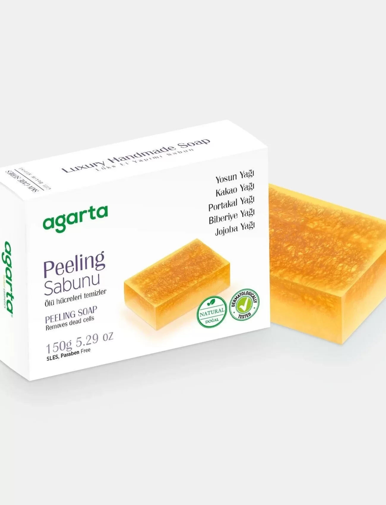Agarta Cilt Bakım Sabunu 150 Gr Peeling